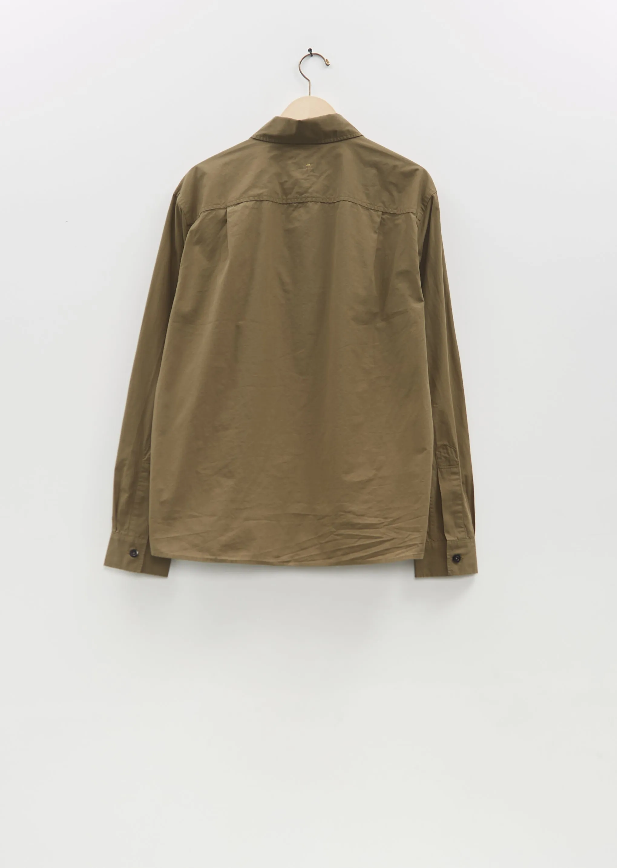 Organic Cotton Overall Shirt — Khaki Green sold by La Garconne product image thumbnail 2