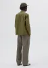 Organic Cotton Overall Shirt — Khaki Green sold by La Garconne
