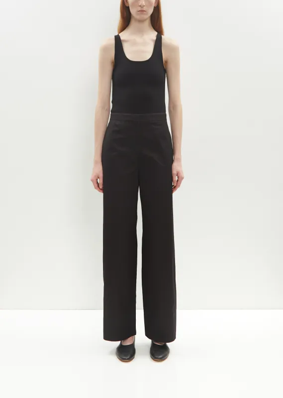 Organic Cotton Twisted Seam Trousers sold by La Garconne