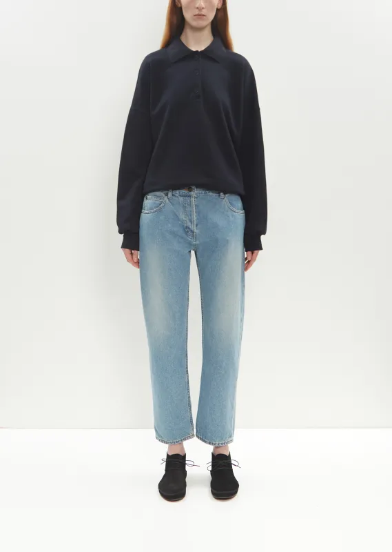 Riaco Cotton Denim Jean sold by La Garconne