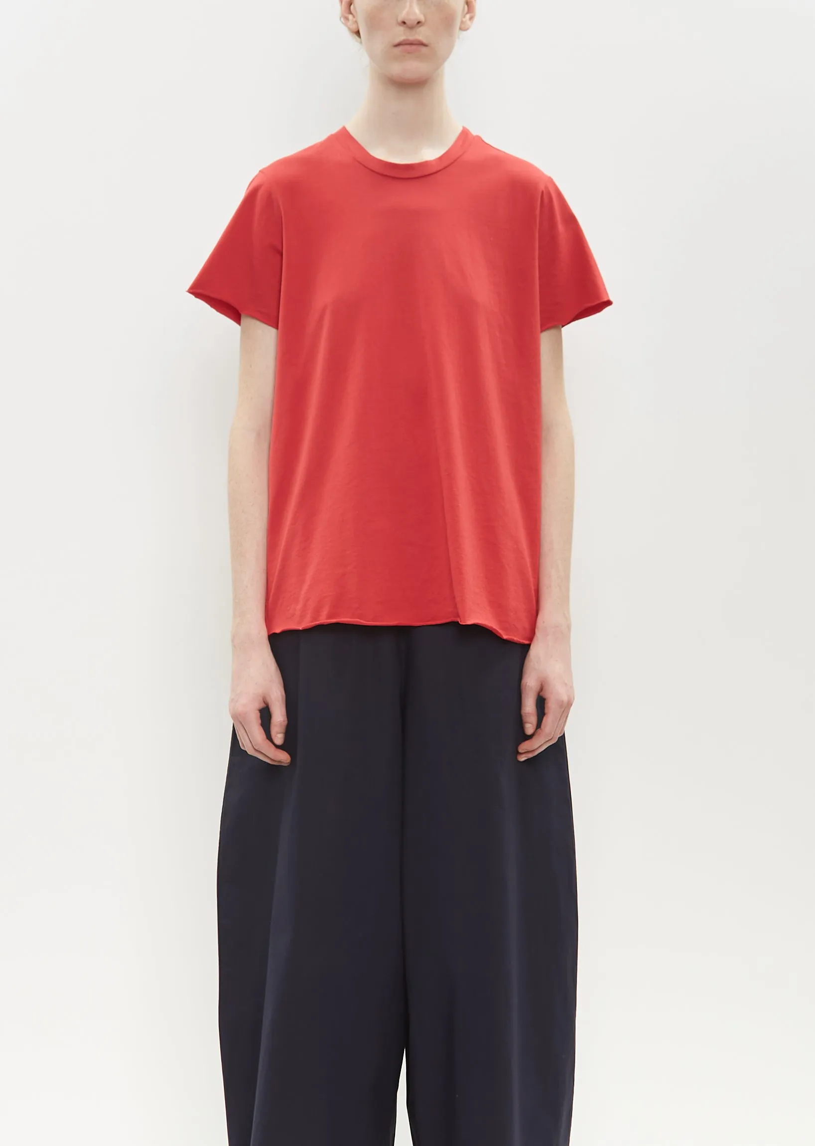 Cotton Rico Tee — Red sold by La Garconne