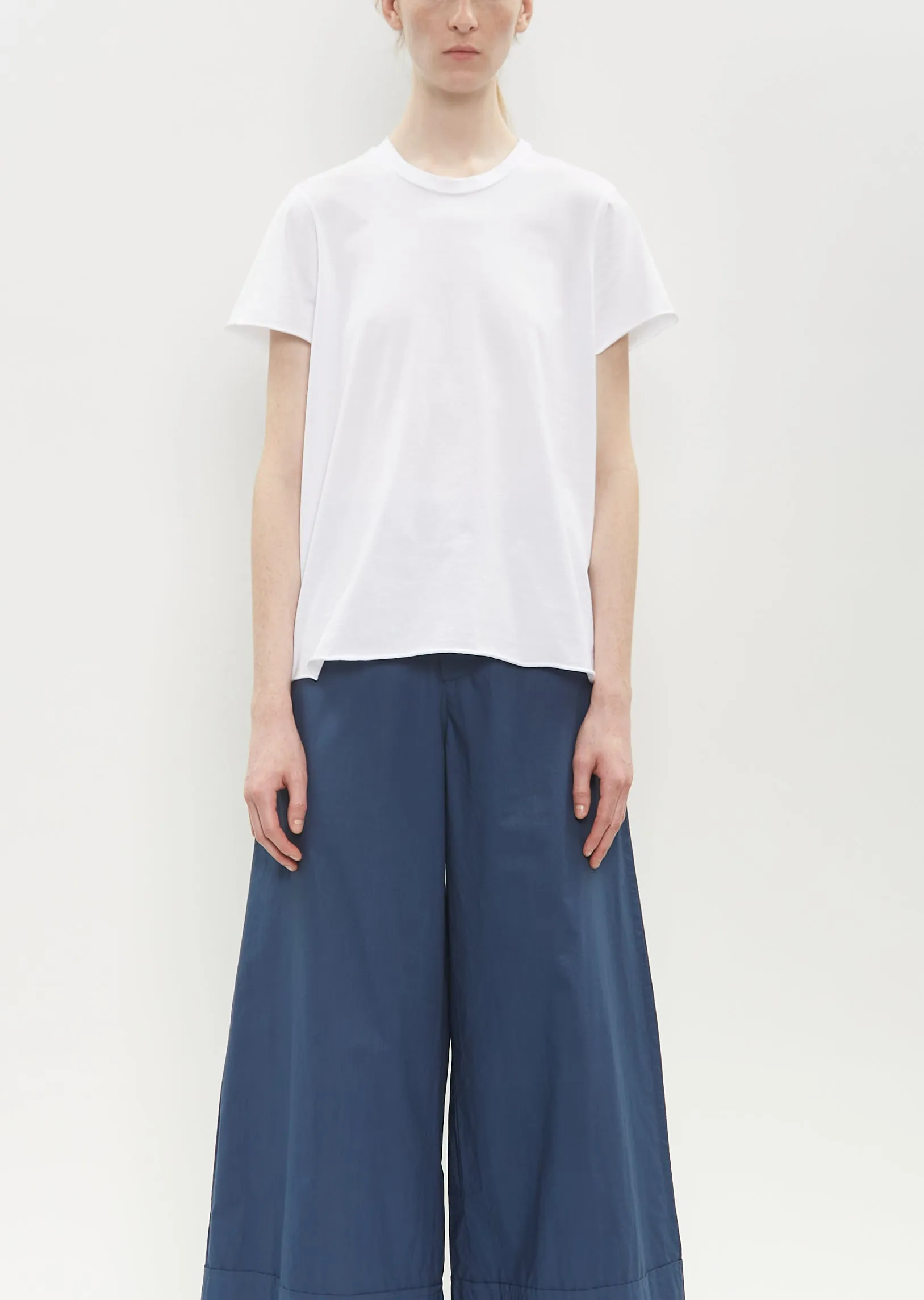 Cotton Rico Tee — White sold by La Garconne