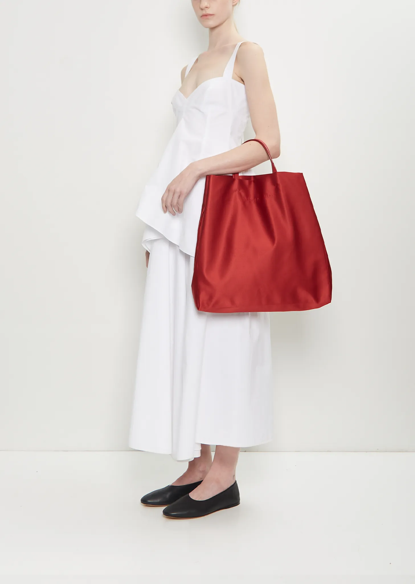 Jeanne Satin Bag — Ruby sold by La Garconne product image thumbnail 3