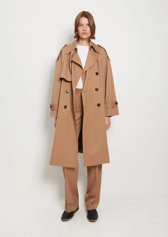 Robyn Wool Coat — Camel sold by La Garconne