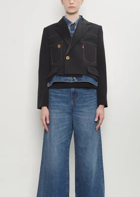 x Levi's Denim x Matelasse Twill Jacket sold by La Garconne