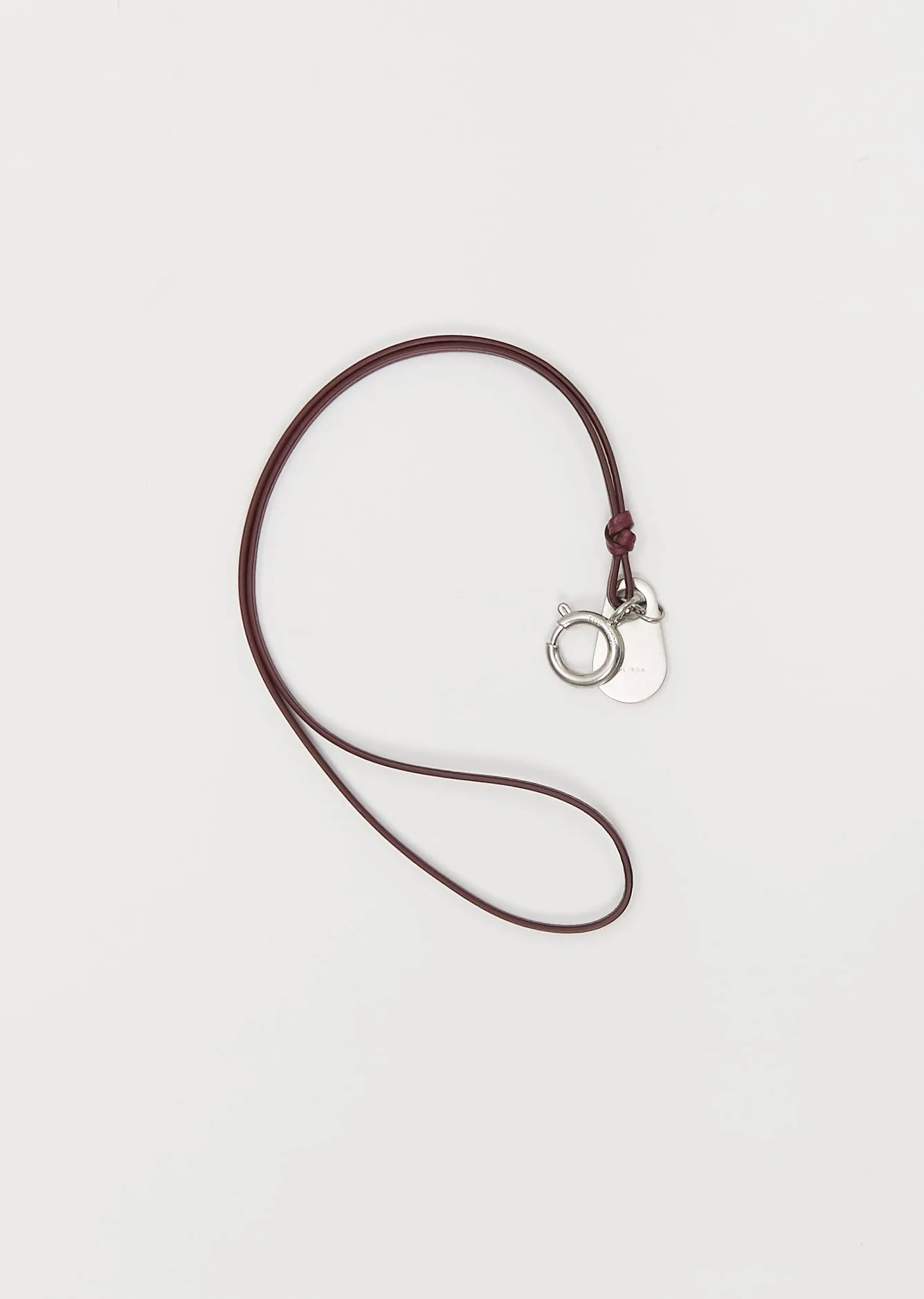 Silk Leather Key Charm sold by La Garconne