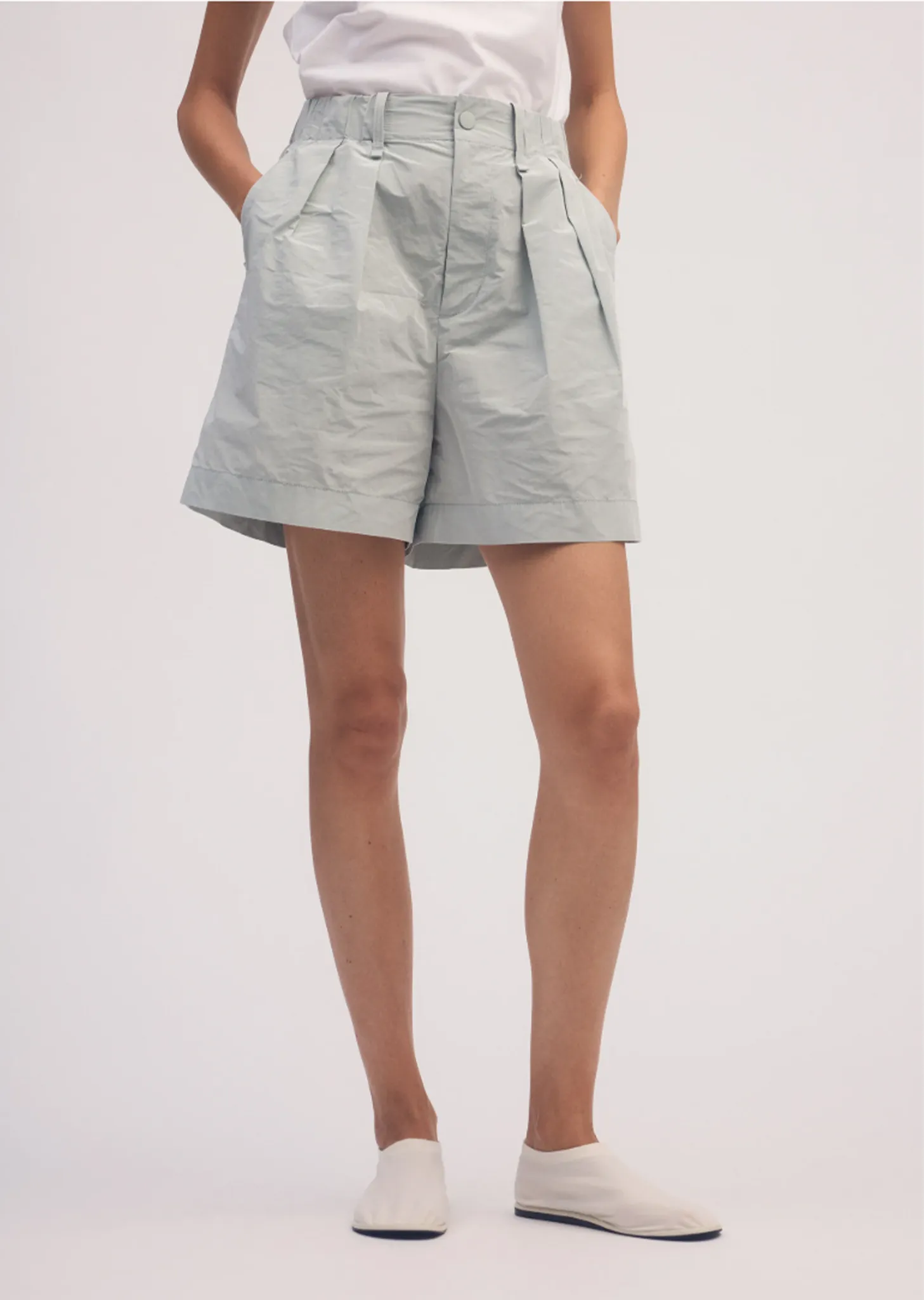 Crumpled Technical Cotton U Pants sold by La Garconne product image thumbnail 3