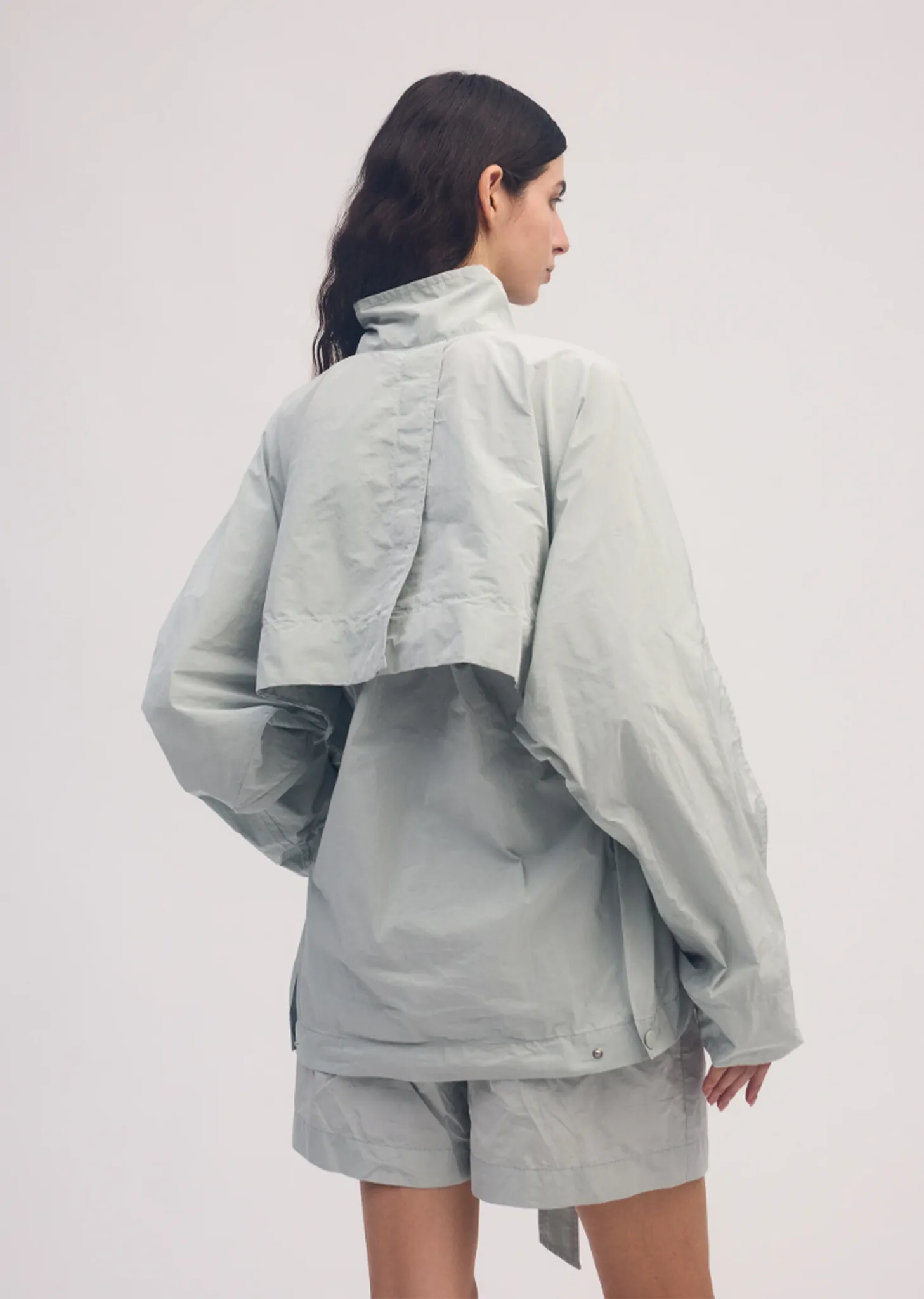 Crumpled Technical Cotton U Blouson sold by La Garconne product image thumbnail 4