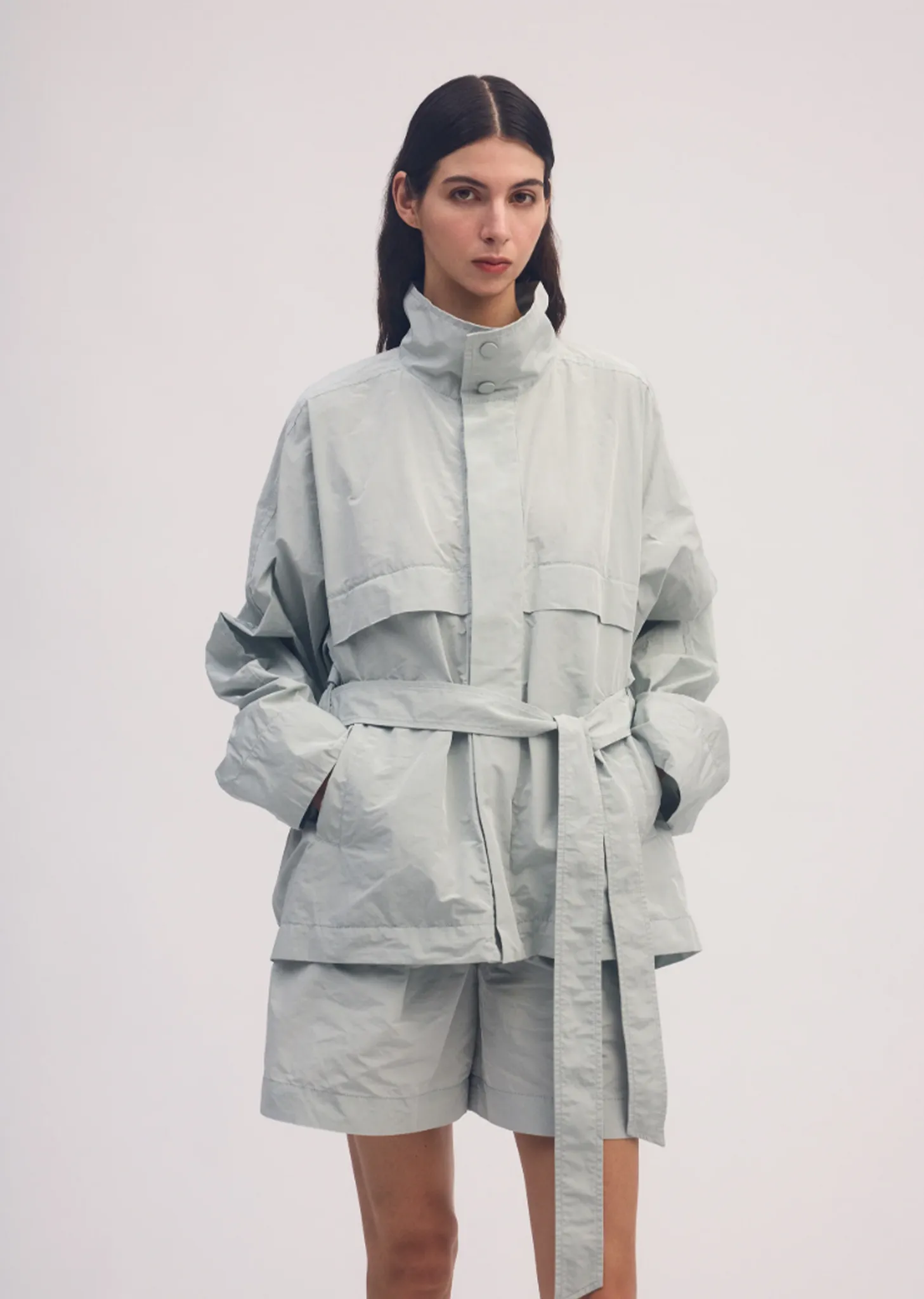 Crumpled Technical Cotton U Blouson sold by La Garconne product image thumbnail 3