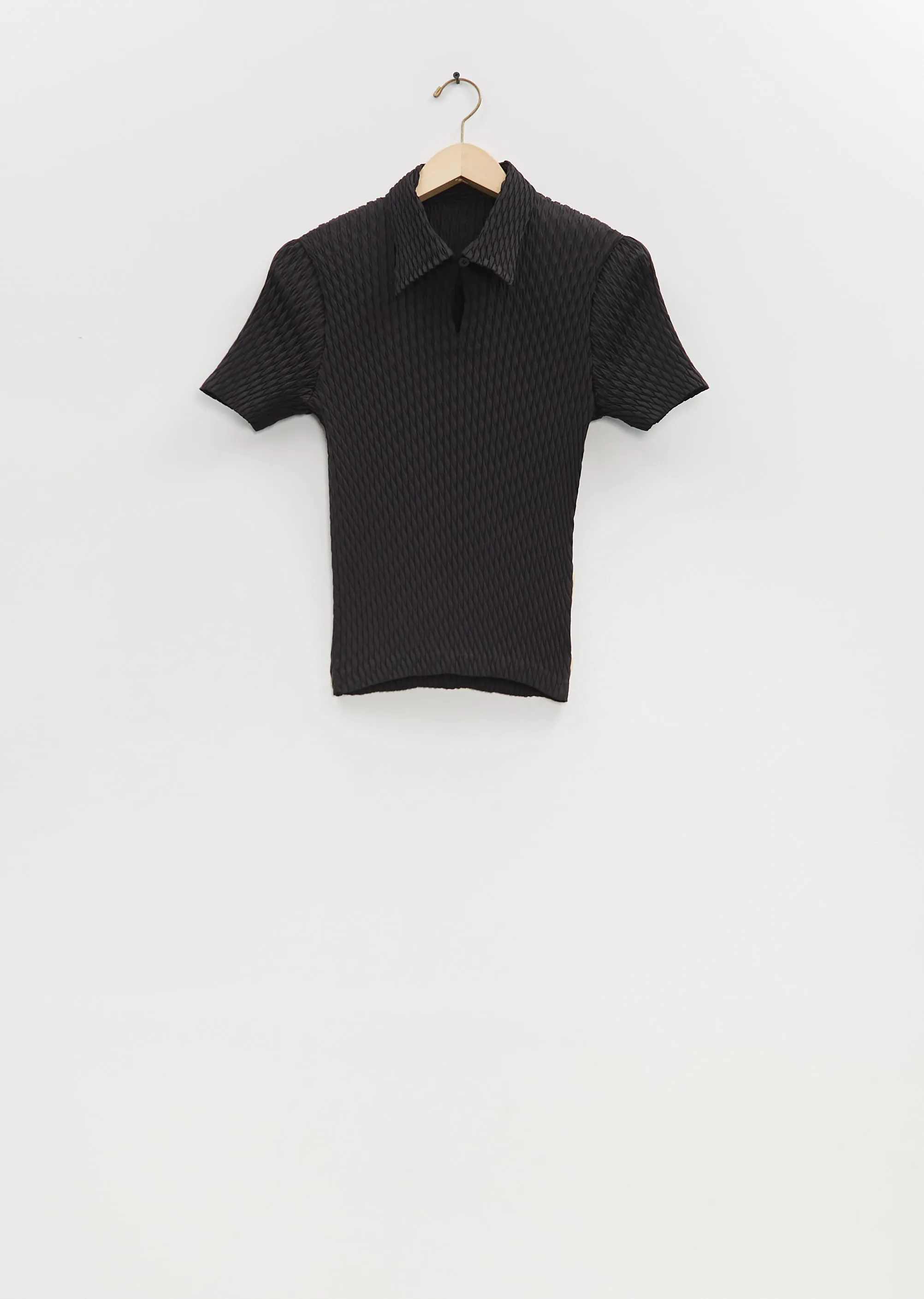 Sleek Pleats Shirt sold by La Garconne