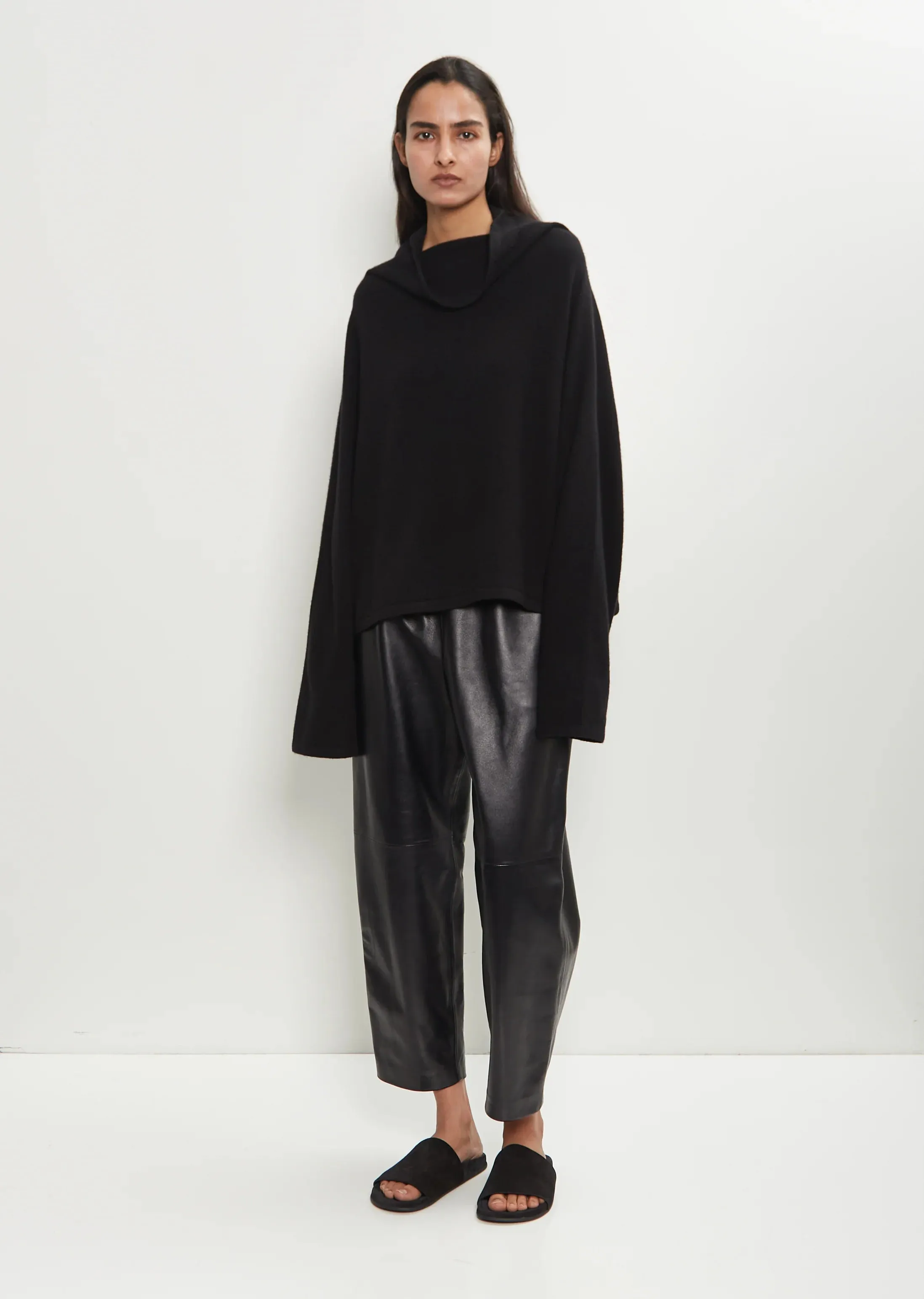 Leather Carrot Pants sold by La Garconne product image thumbnail 4