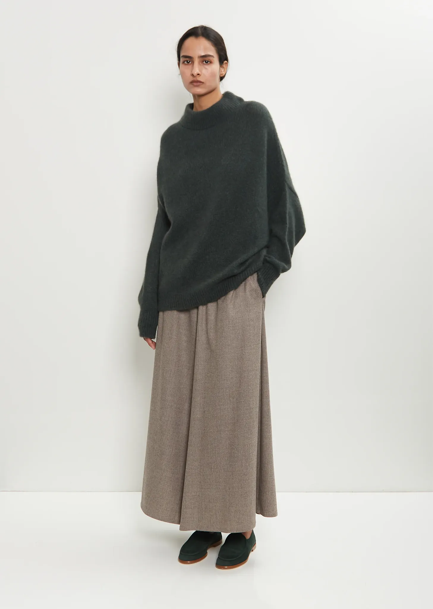 Cashmere Silk Crewneck Kimono Sleeve Sweater sold by La Garconne product image thumbnail 4