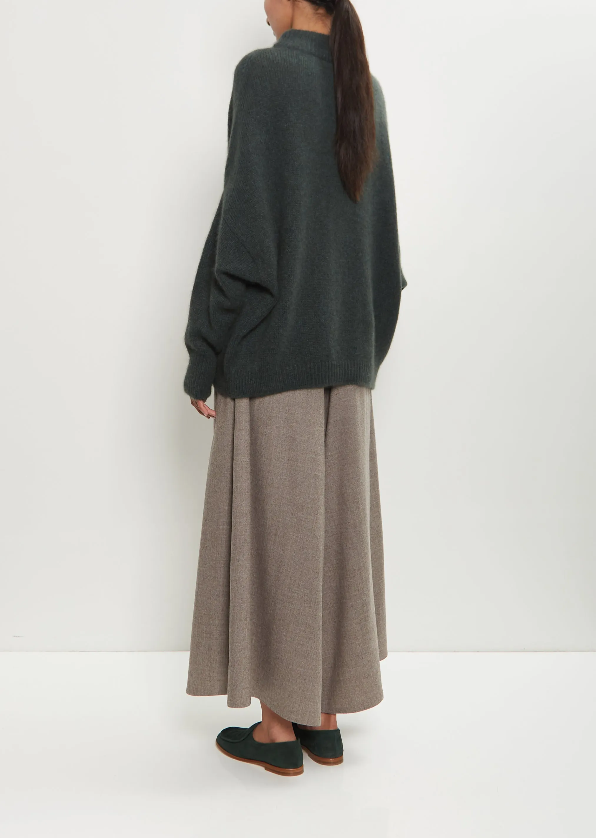 Cashmere Silk Crewneck Kimono Sleeve Sweater sold by La Garconne product image thumbnail 3