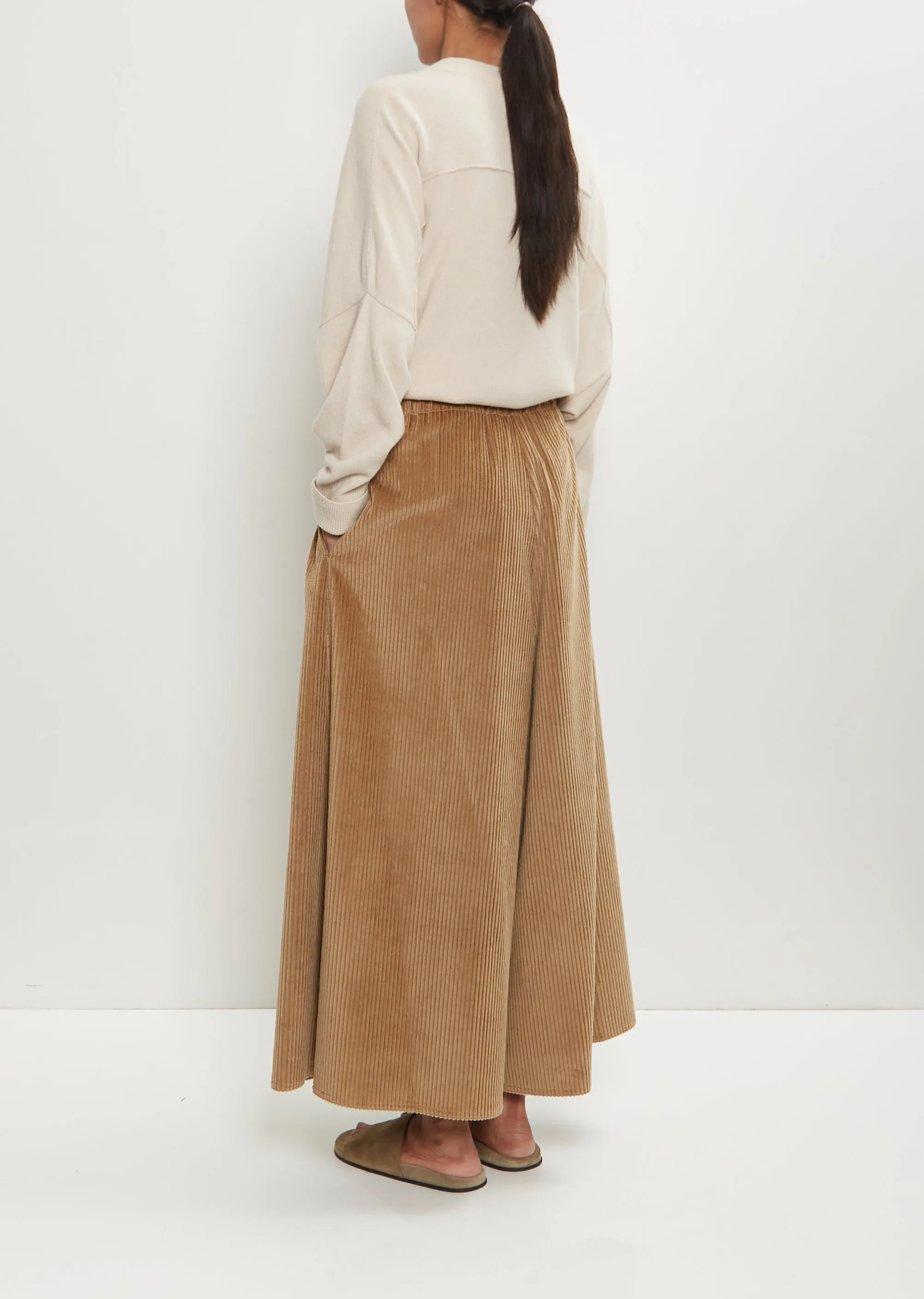 Cotton Corduroy Gaucho Pants sold by La Garconne product image thumbnail 3
