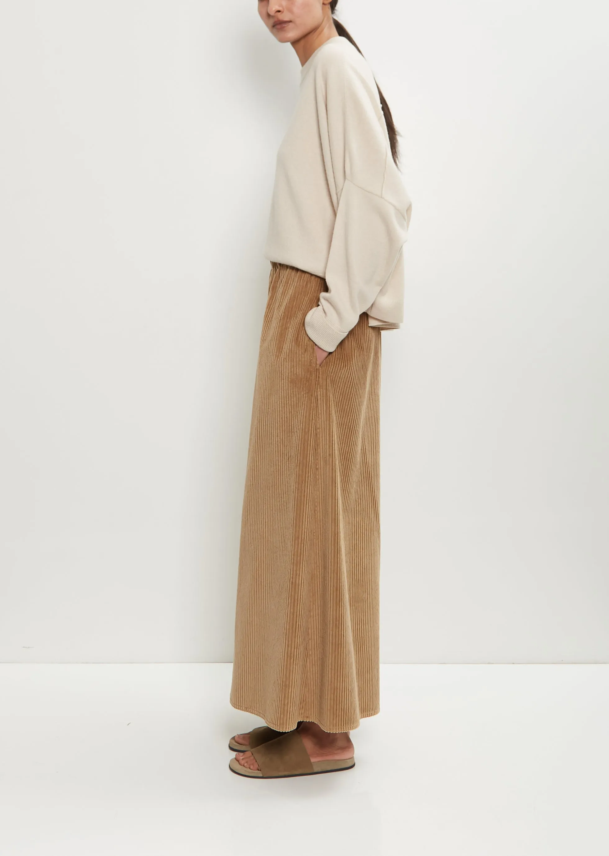 Cotton Corduroy Gaucho Pants sold by La Garconne product image thumbnail 2