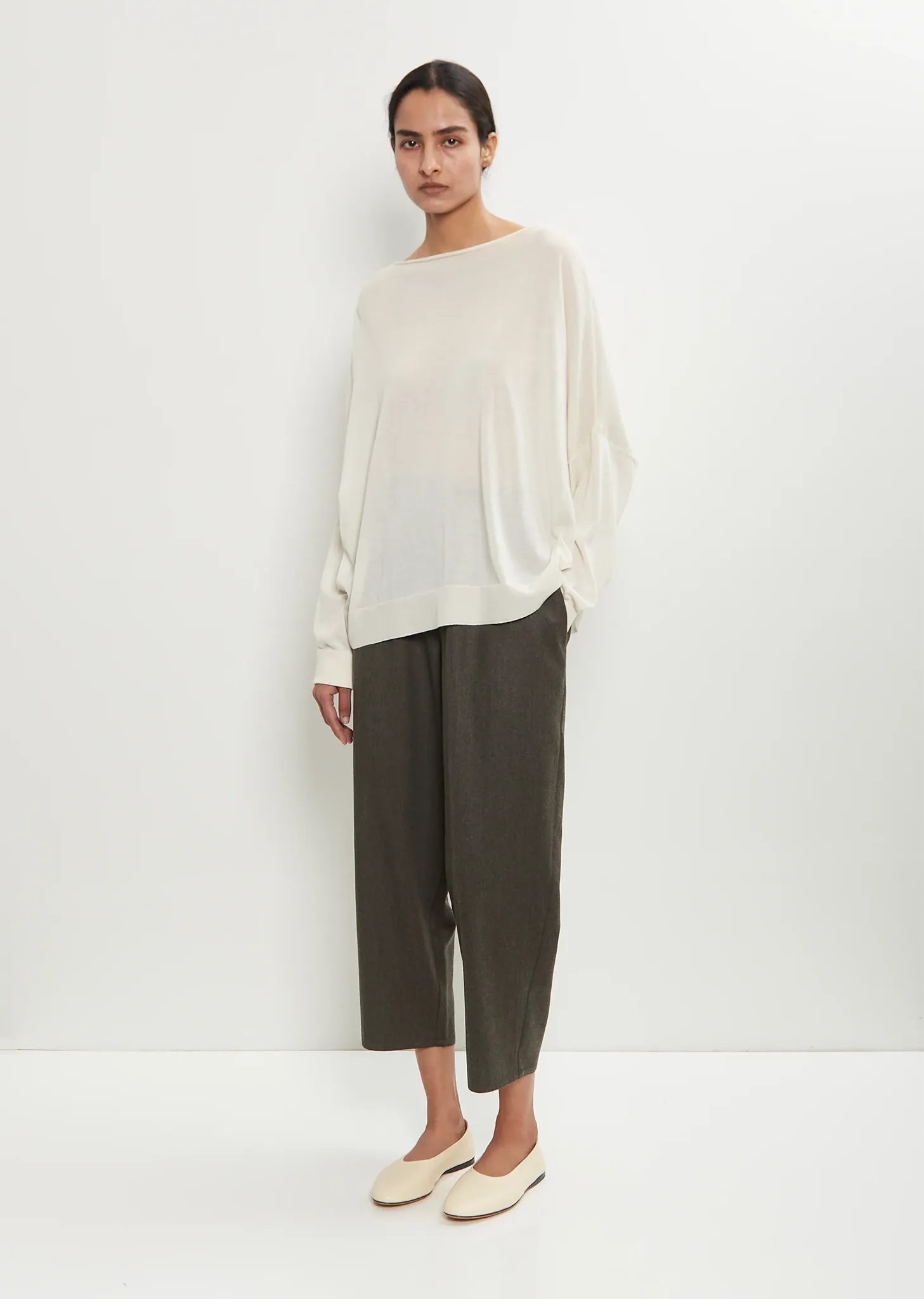 Cashmere Boat Neck Sweater sold by La Garconne product image thumbnail 4