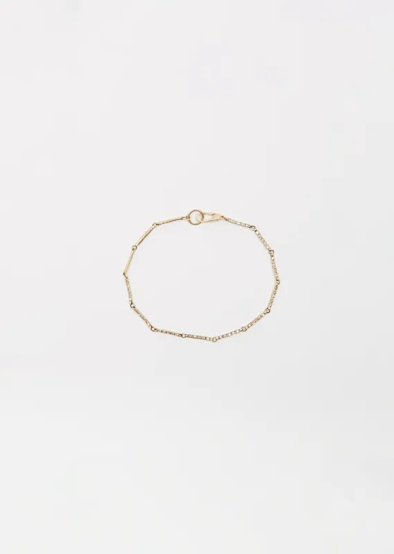 Bijoux Melee Bracelet — Yellow Gold made by La Garconne