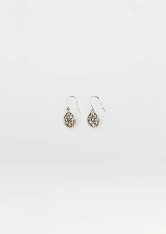Bijoux Lace Earrings — White Gold made by La Garconne