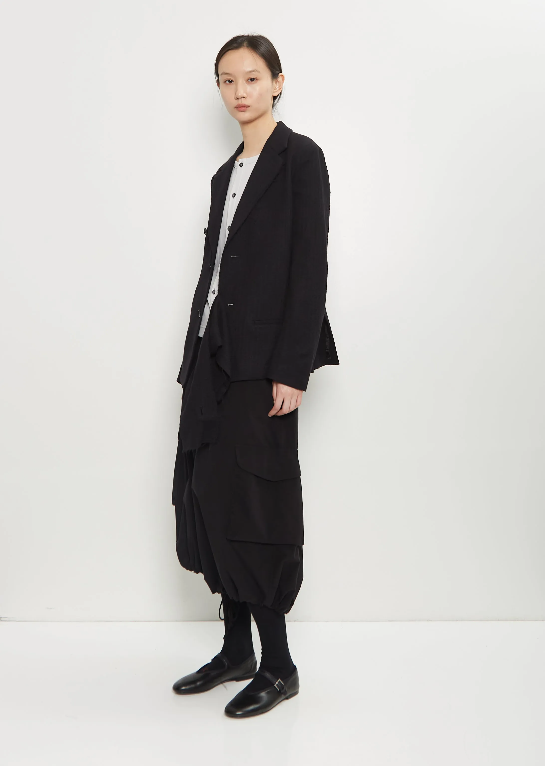 Wool Drape Jacket sold by La Garconne product image thumbnail 4