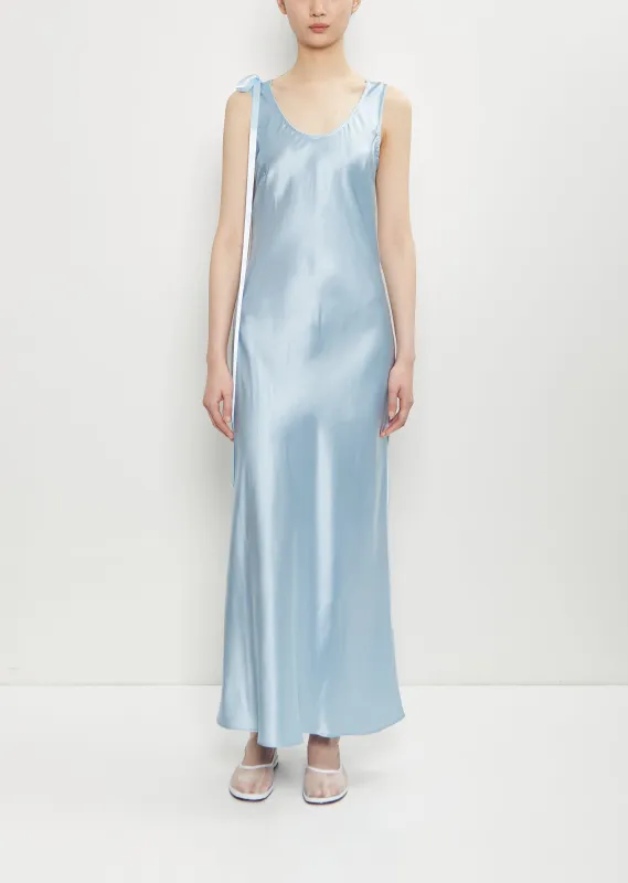 Silk Bow Detail Camisole Dress sold by La Garconne