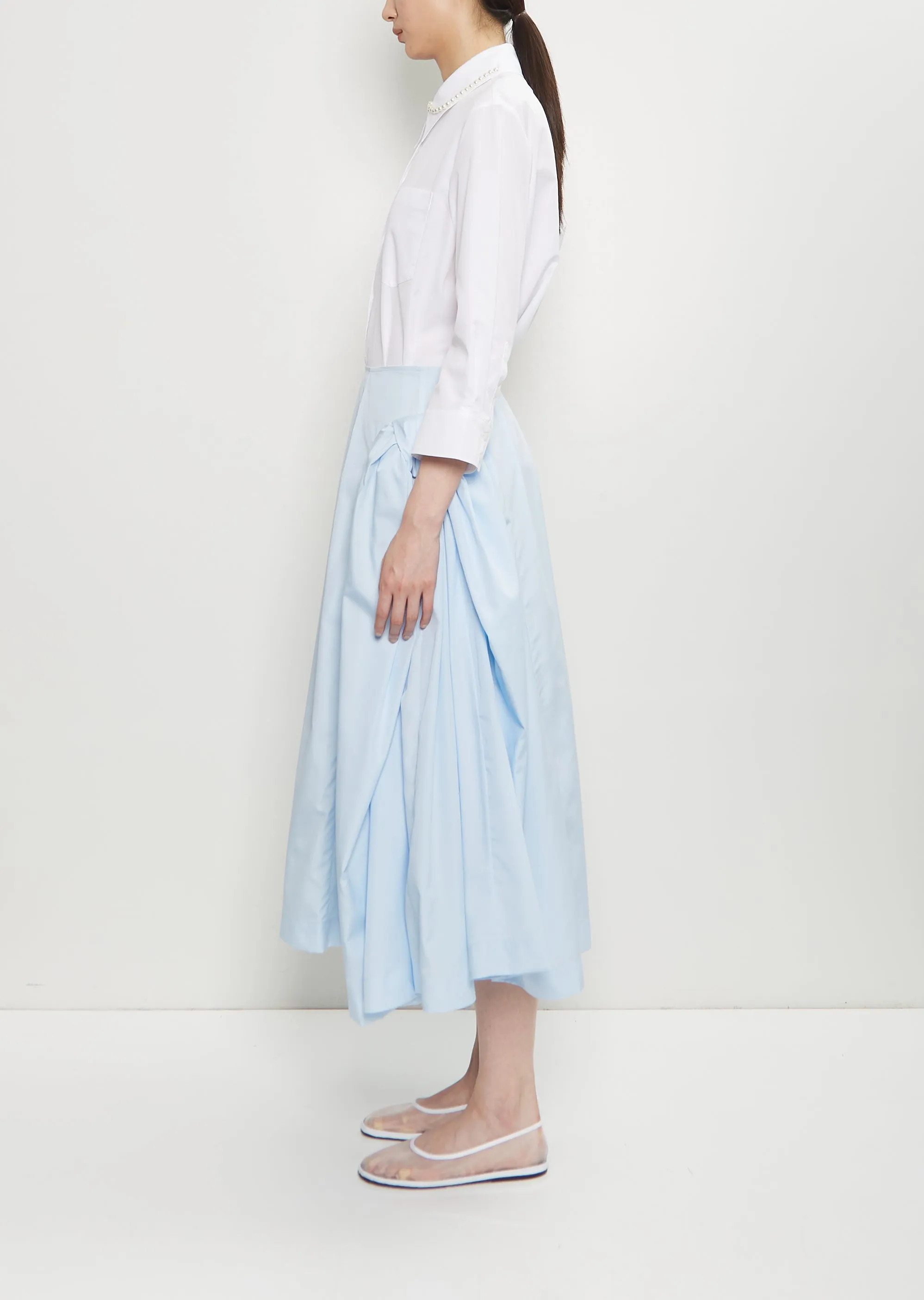 Cotton Bow Hip Detail Skirt sold by La Garconne product image thumbnail 2