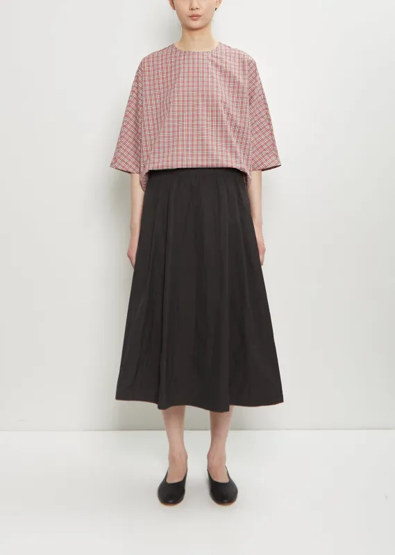 Technical Pleated Light Skirt made by La Garconne