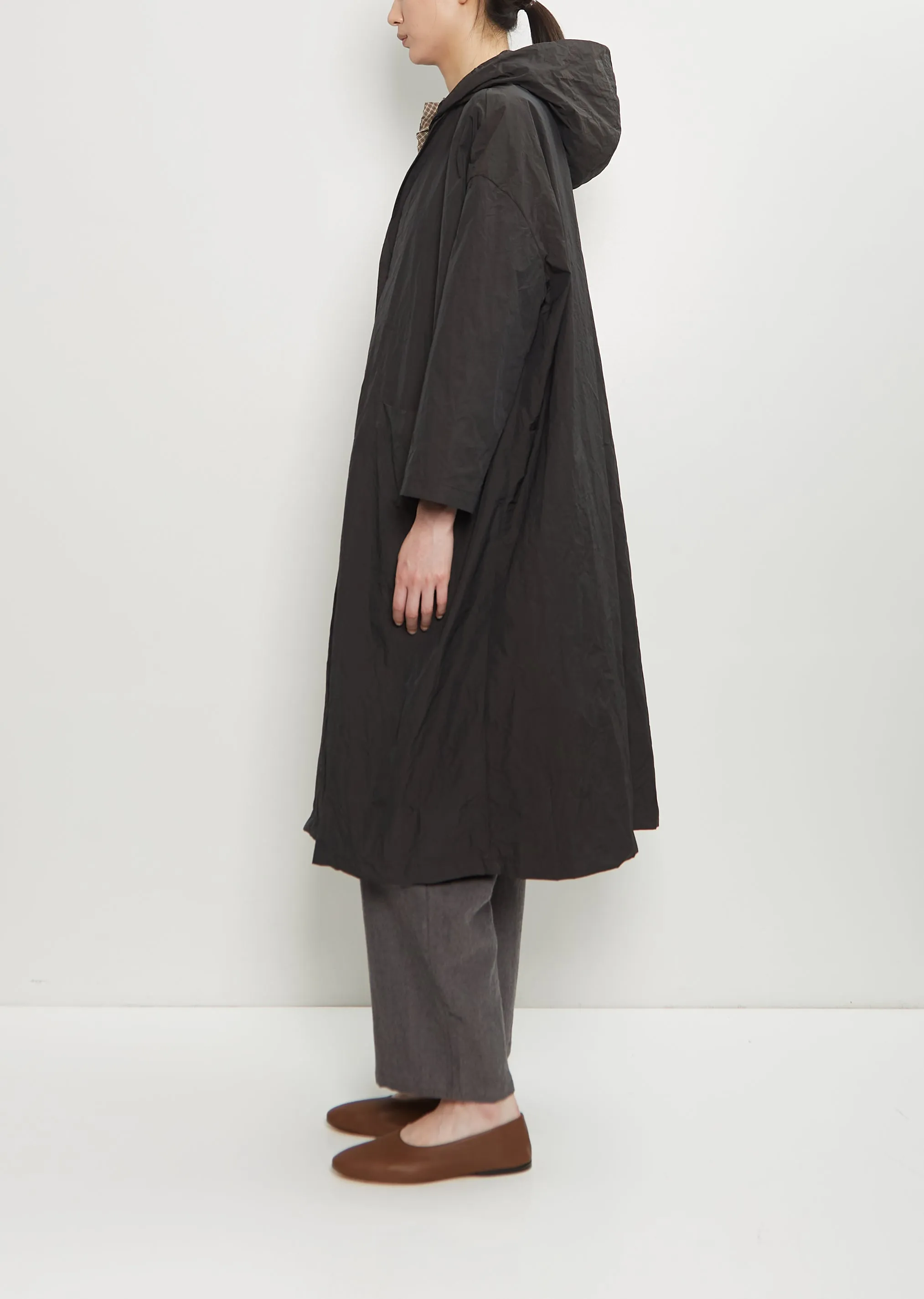 Technical Hooded Light Coat sold by La Garconne product image thumbnail 2