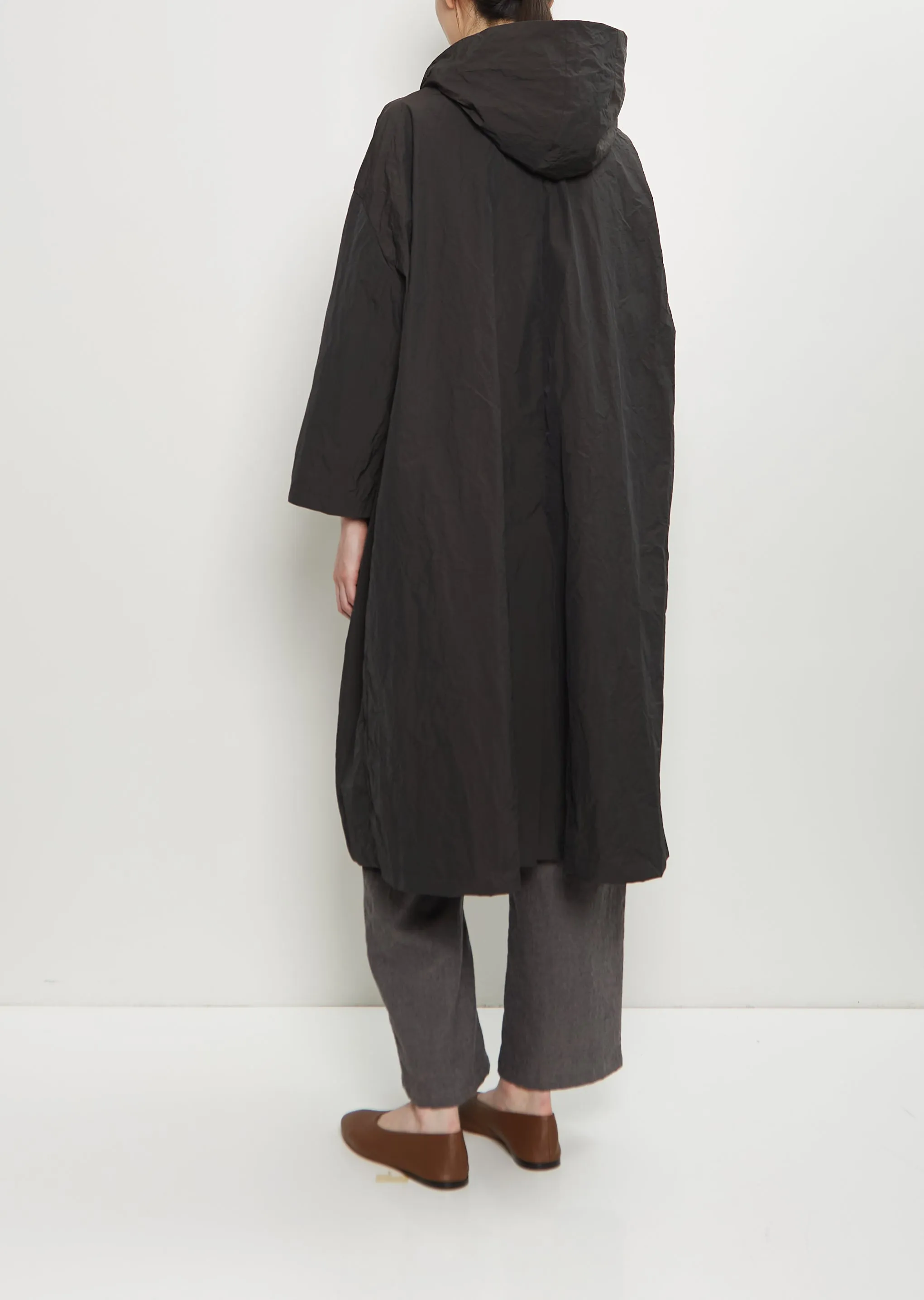 Technical Hooded Light Coat sold by La Garconne product image thumbnail 3
