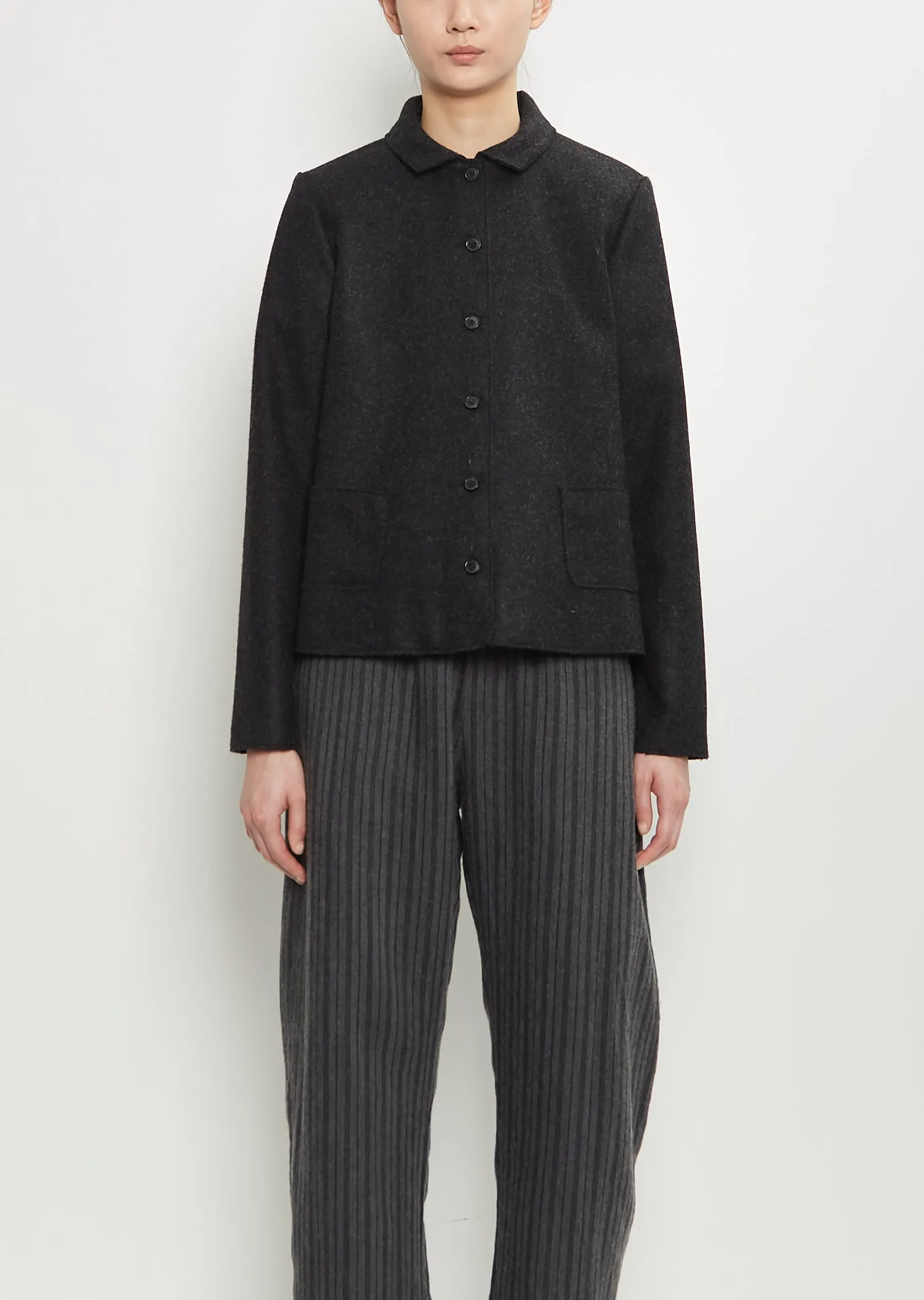 Wool Felt Jacket sold by La Garconne