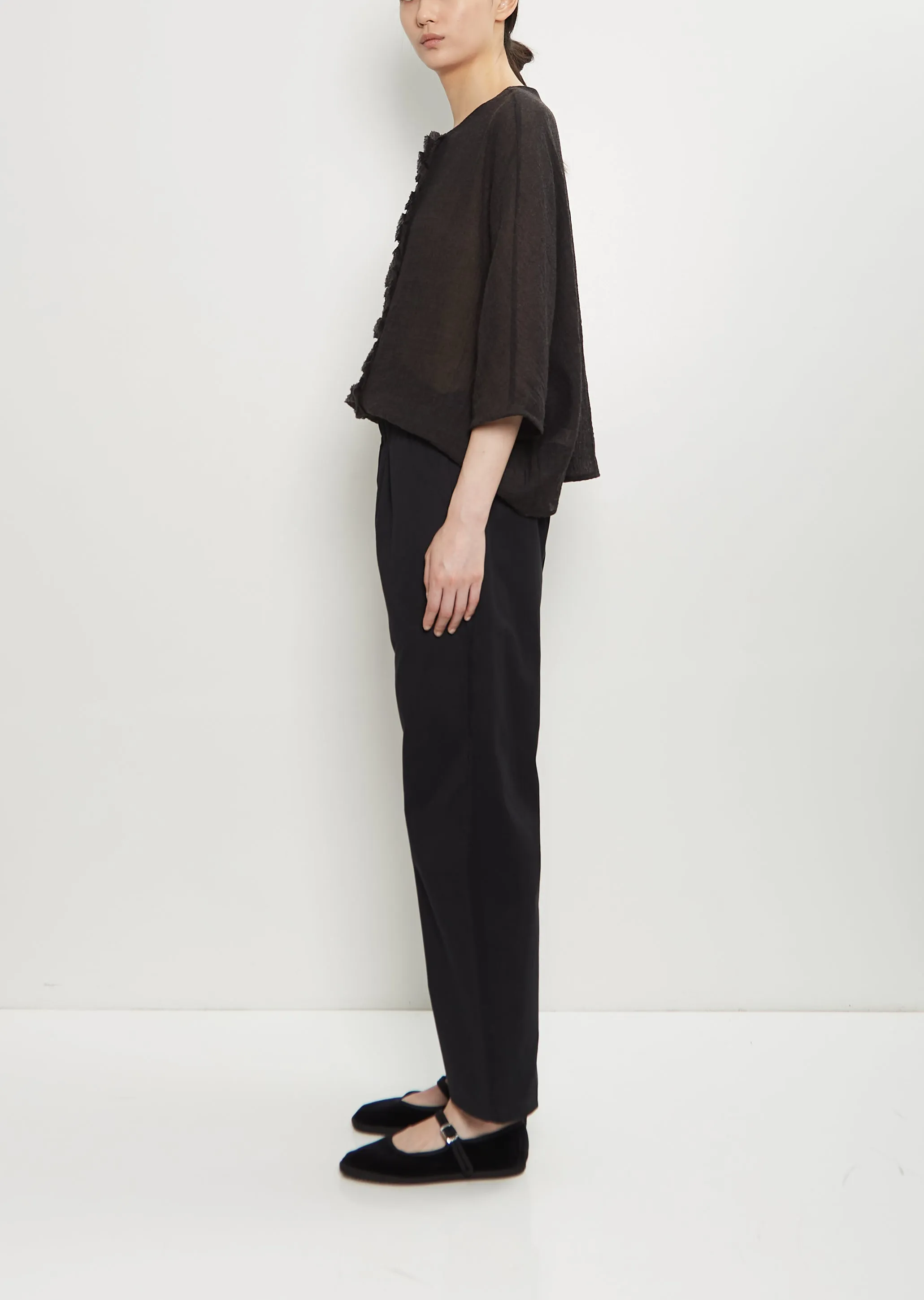 Soft Cotton Pull On Pant — Black sold by La Garconne product image thumbnail 2