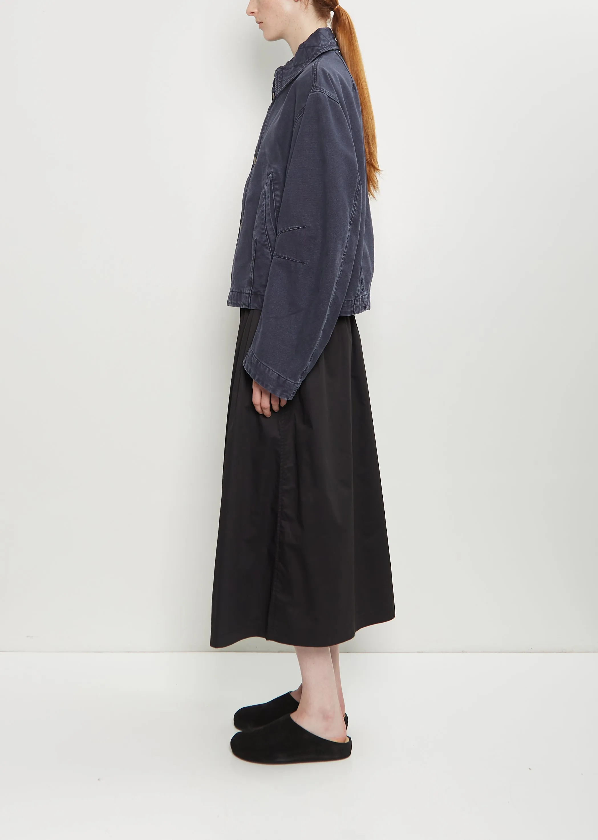 Washed Denim Flight Jacket sold by La Garconne product image thumbnail 2