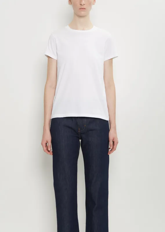 Mini Boy Cotton T-Shirt — Optic White sold by La Garconne