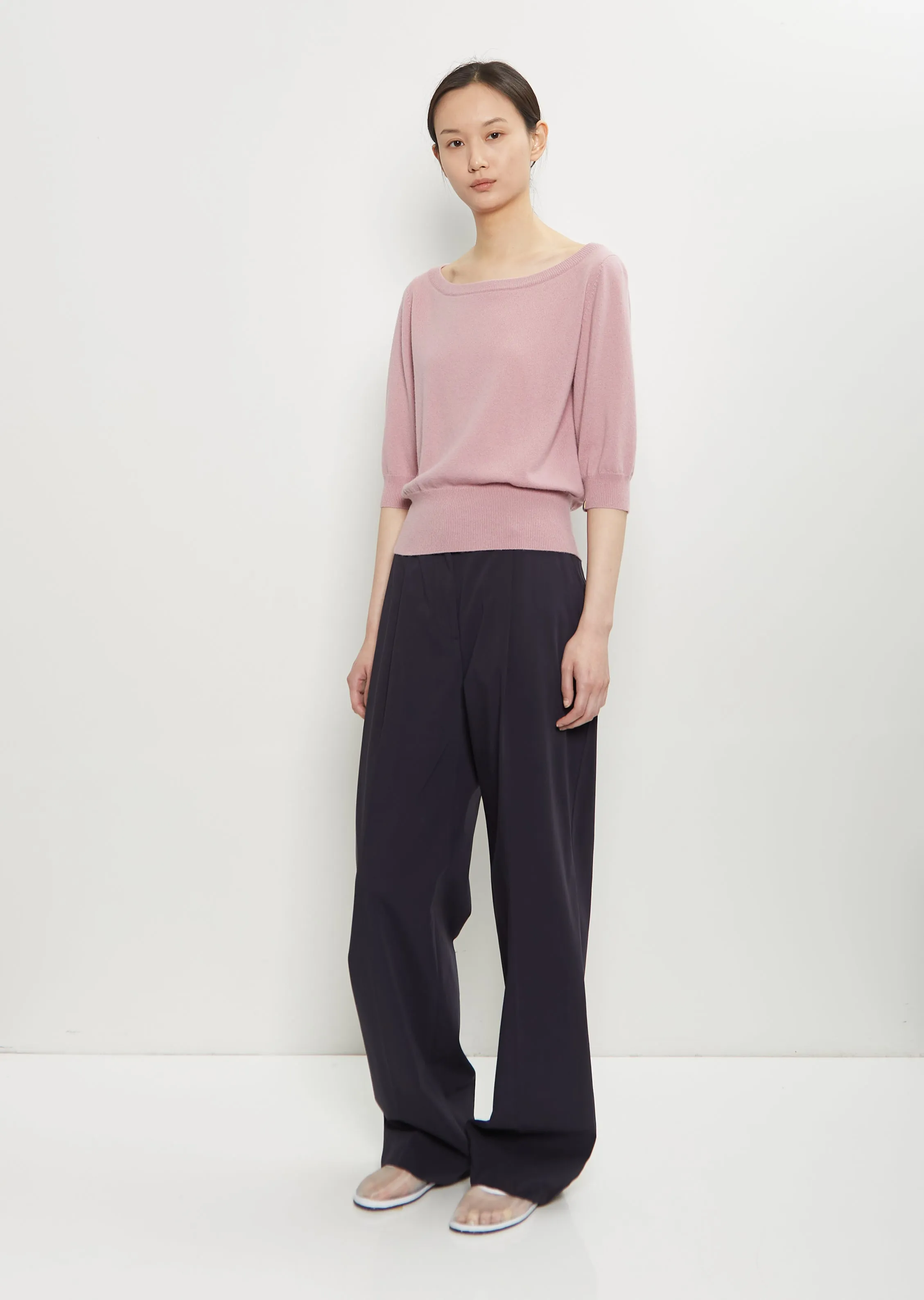 n°422 Marianne Cashmere Sweater — Rosa sold by La Garconne product image thumbnail 4