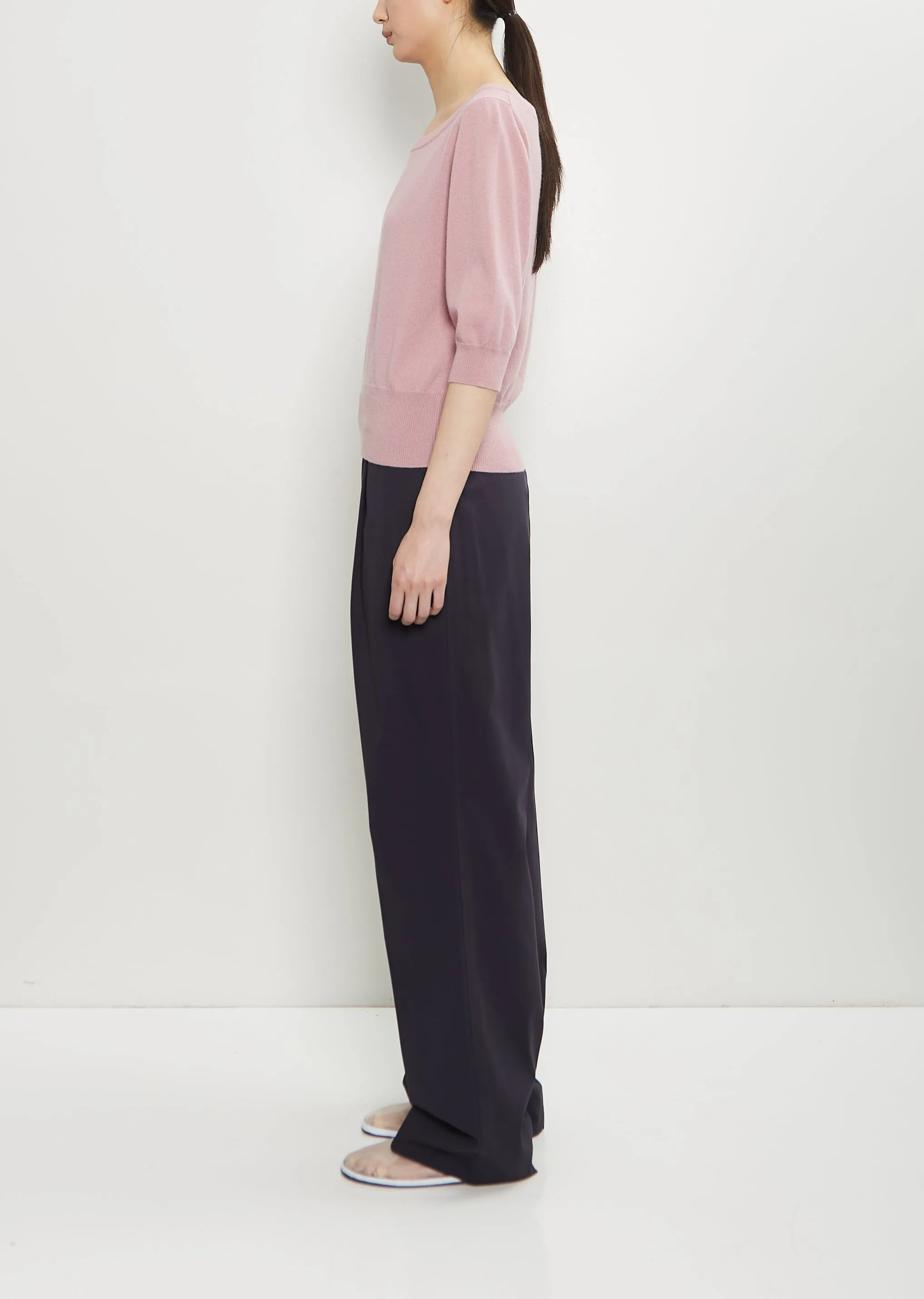 n°422 Marianne Cashmere Sweater — Rosa sold by La Garconne product image thumbnail 2