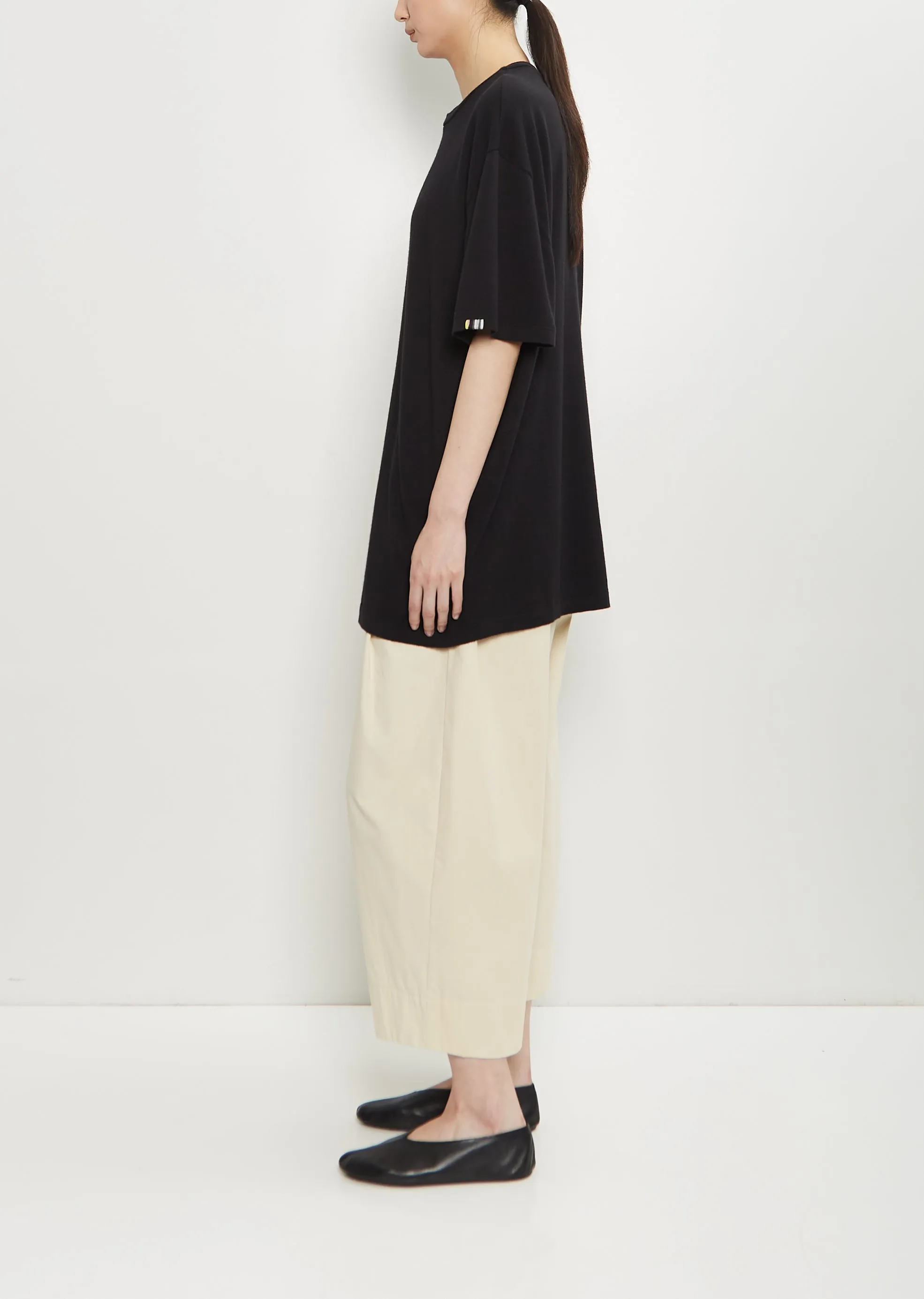 n°269 Rik Cotton Cashmere Top — Raven sold by La Garconne product image thumbnail 2