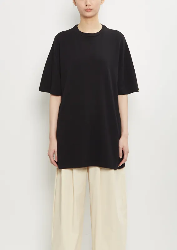 n°269 Rik Cotton Cashmere Top — Raven sold by La Garconne