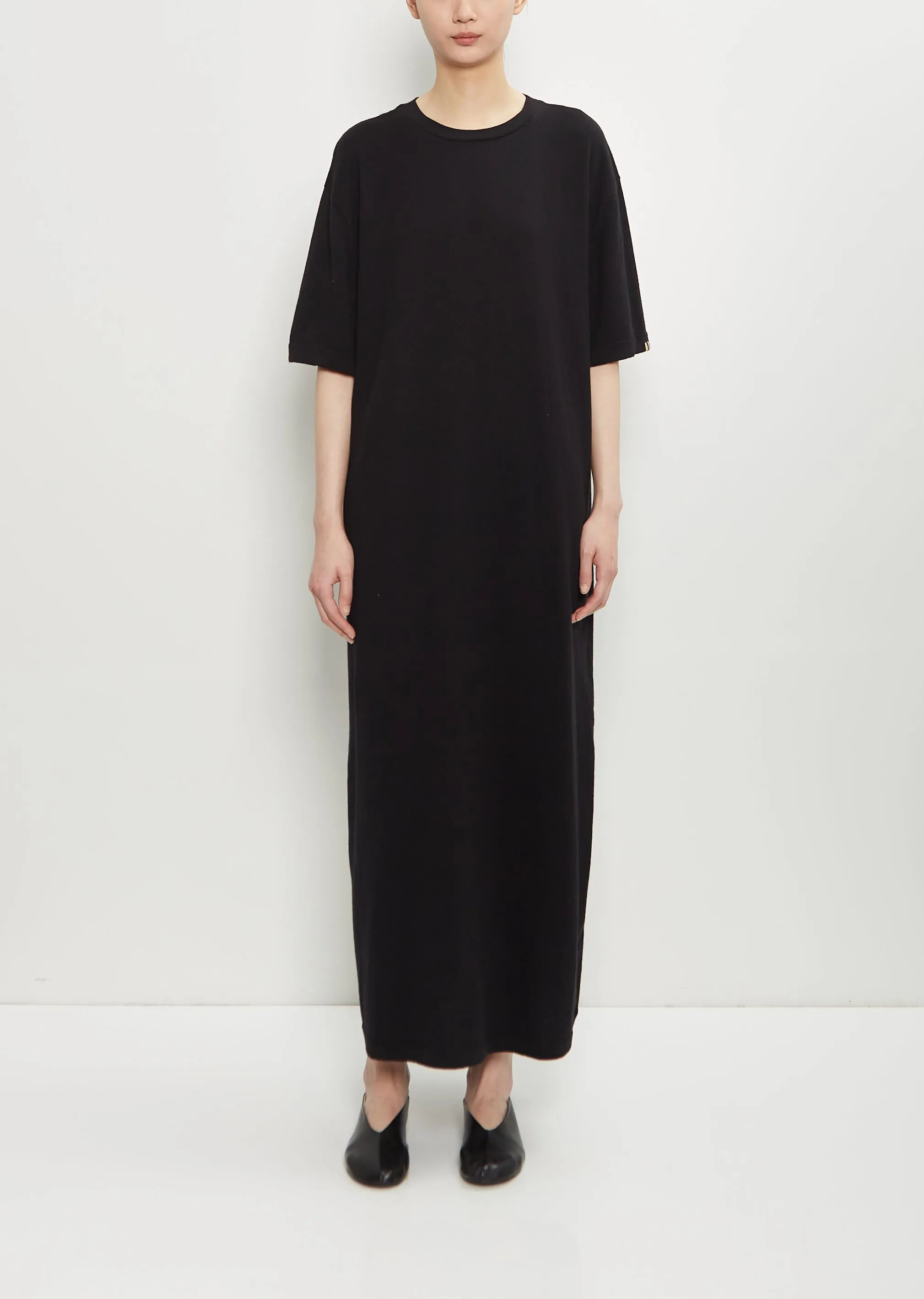 n°321 Kris Cotton Cashmere Dress — Raven sold by La Garconne