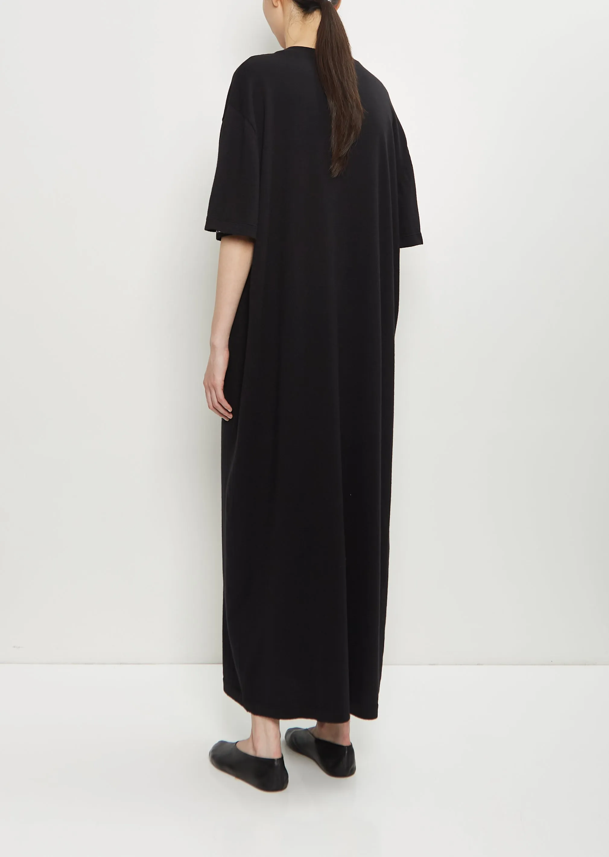 n°321 Kris Cotton Cashmere Dress — Raven sold by La Garconne product image thumbnail 3