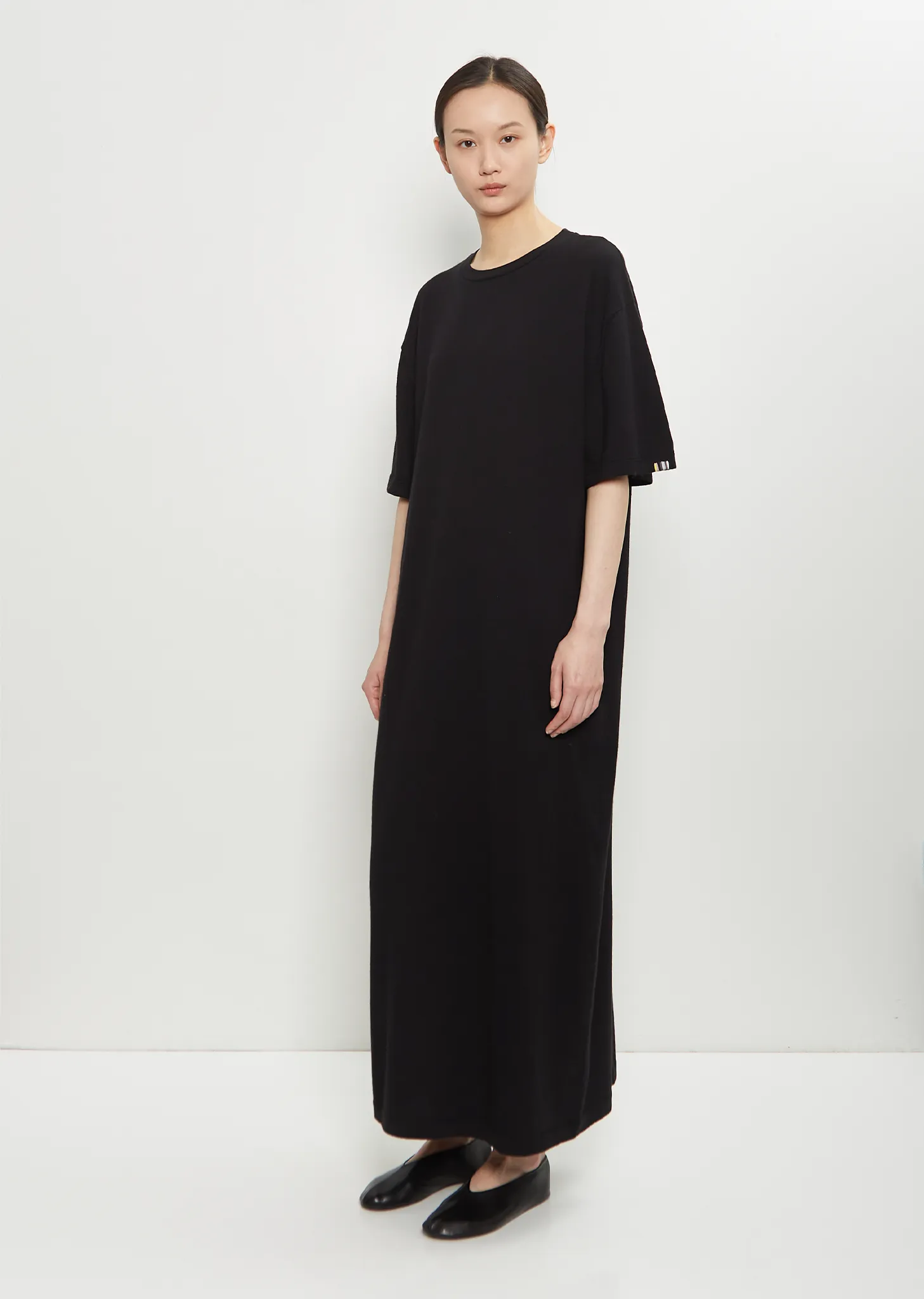 n°321 Kris Cotton Cashmere Dress — Raven sold by La Garconne product image thumbnail 4