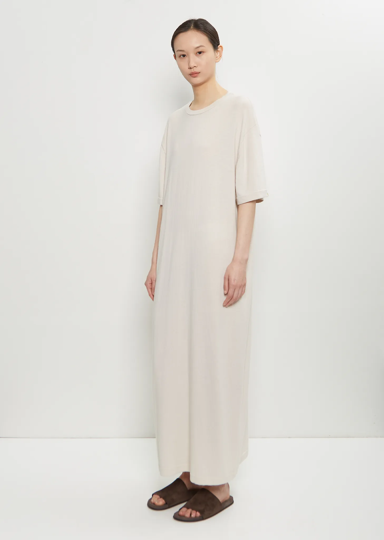 n°321 Kris Cotton Cashmere Dress — Chalk sold by La Garconne product image thumbnail 4
