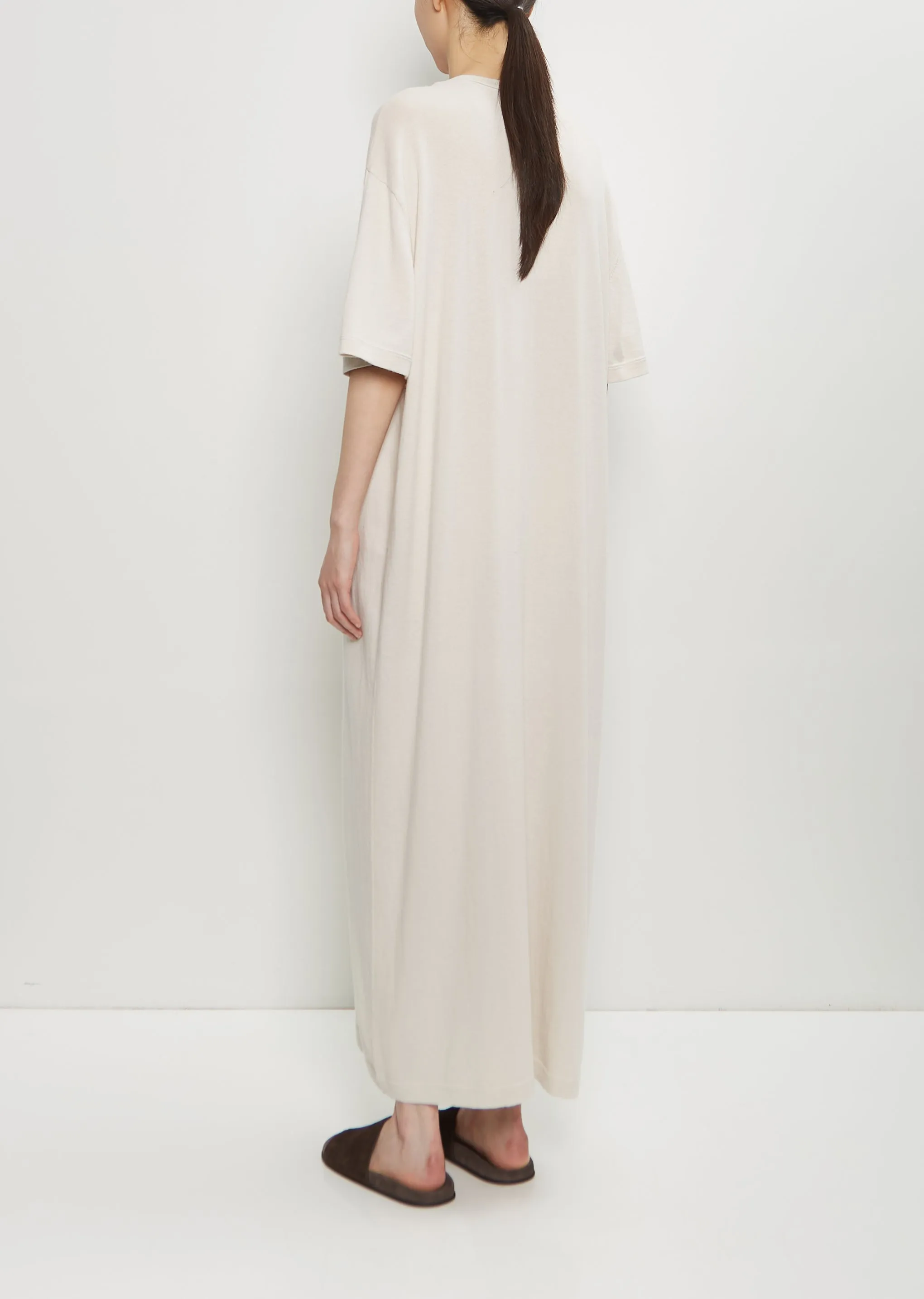 n°321 Kris Cotton Cashmere Dress — Chalk sold by La Garconne product image thumbnail 3
