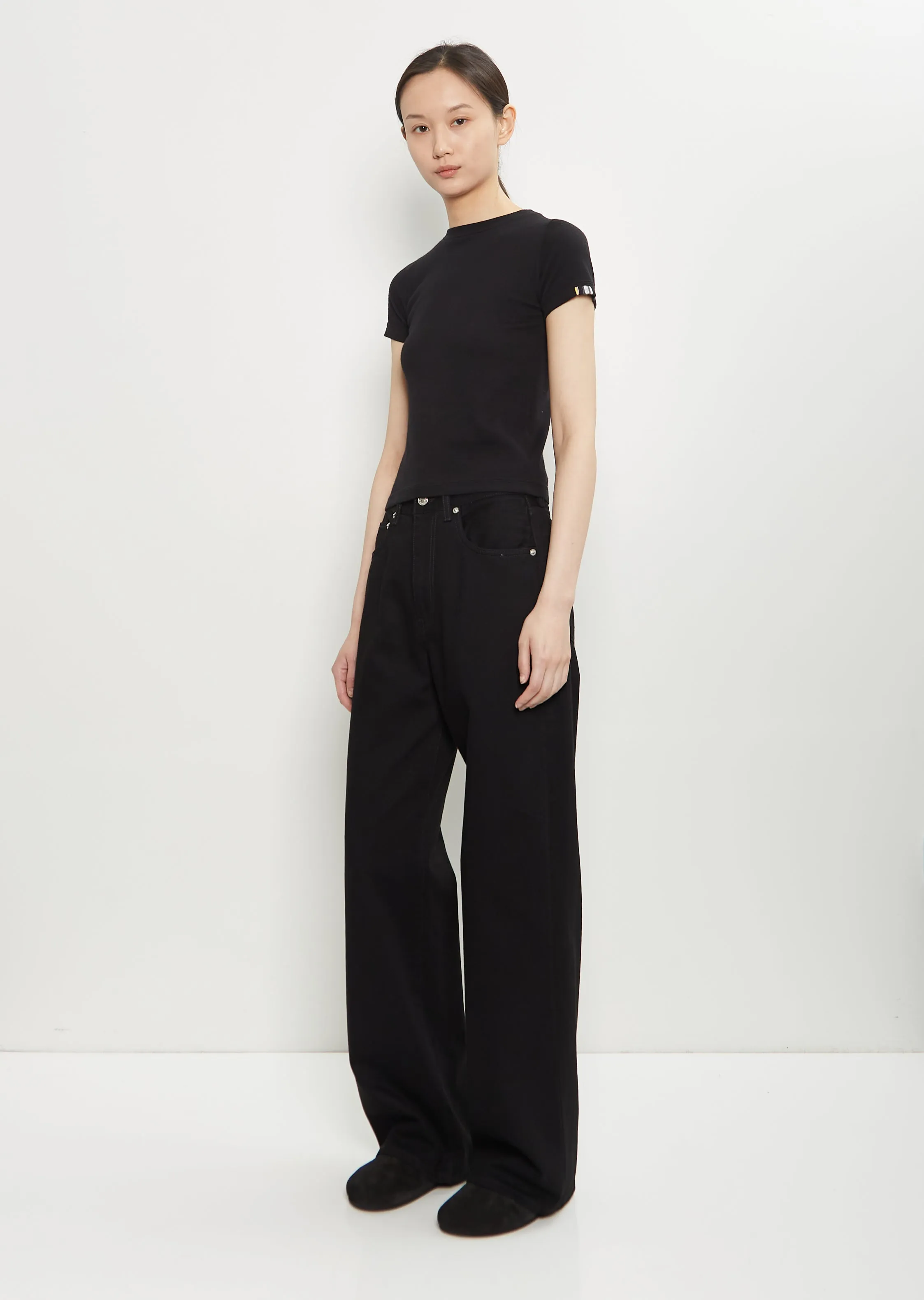 n°292 America Cotton Cashmere Top — Raven sold by La Garconne product image thumbnail 4