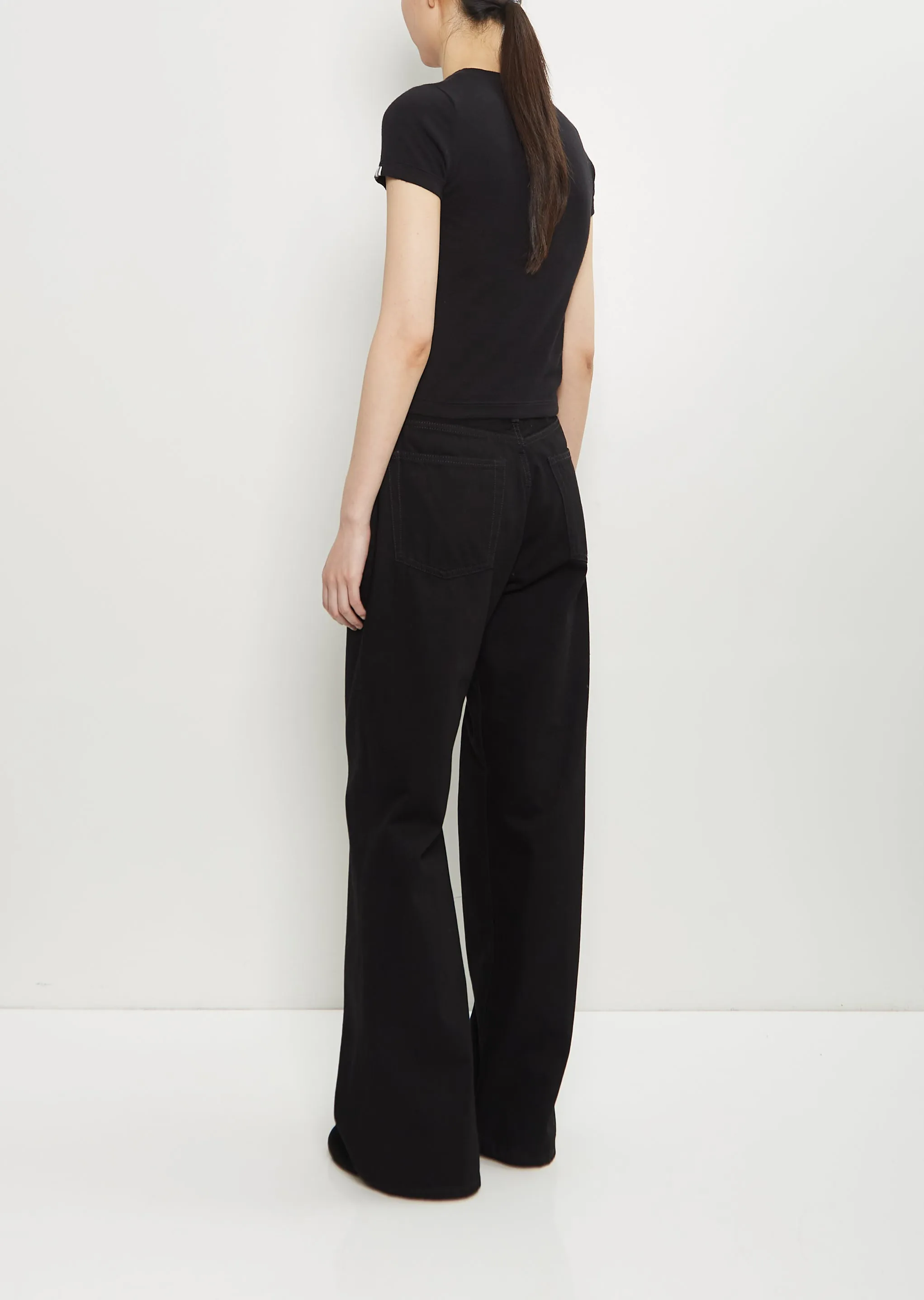 n°292 America Cotton Cashmere Top — Raven sold by La Garconne product image thumbnail 3