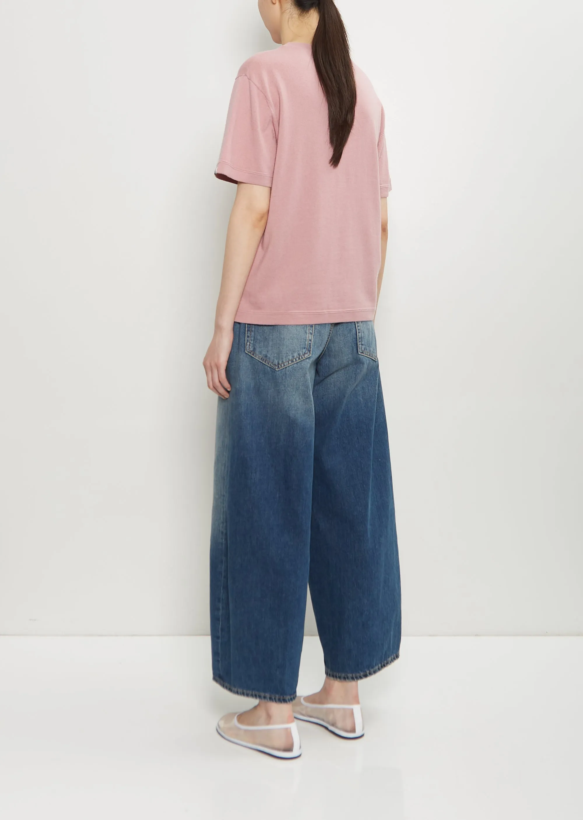 n°268 Cuba Cotton Cashmere Top — Rosa sold by La Garconne product image thumbnail 3