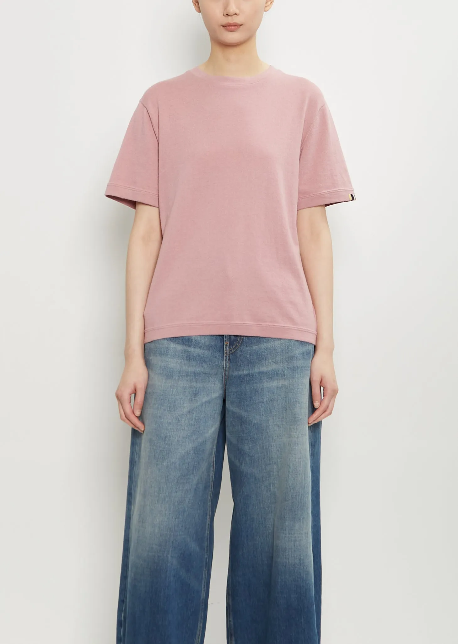 n°268 Cuba Cotton Cashmere Top — Rosa sold by La Garconne