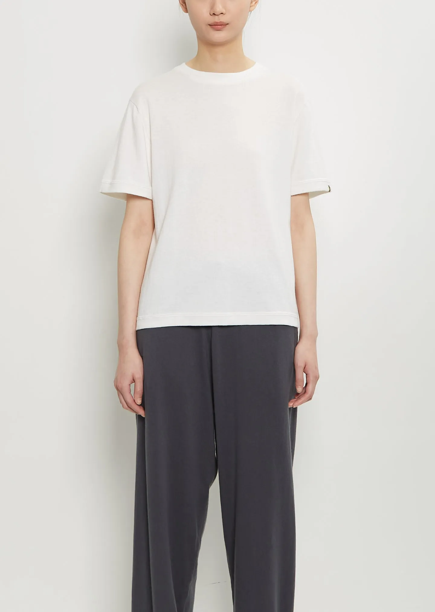 n°268 Cuba Cotton Cashmere Top — Snow sold by La Garconne