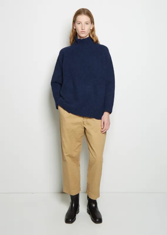 Shaggy Turtleneck Knit sold by La Garconne