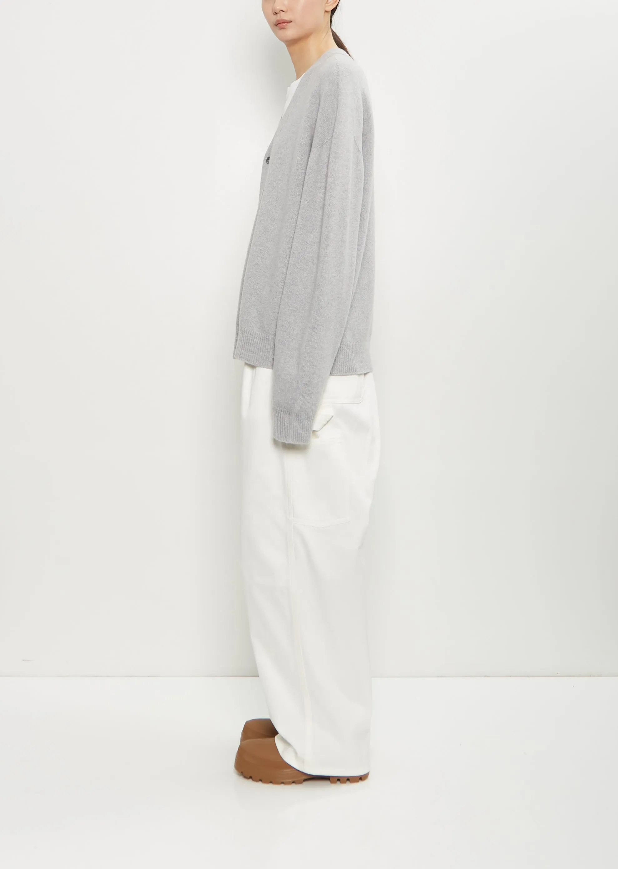 Mabuse Cardigan — Light Grey Melange sold by La Garconne product image thumbnail 2