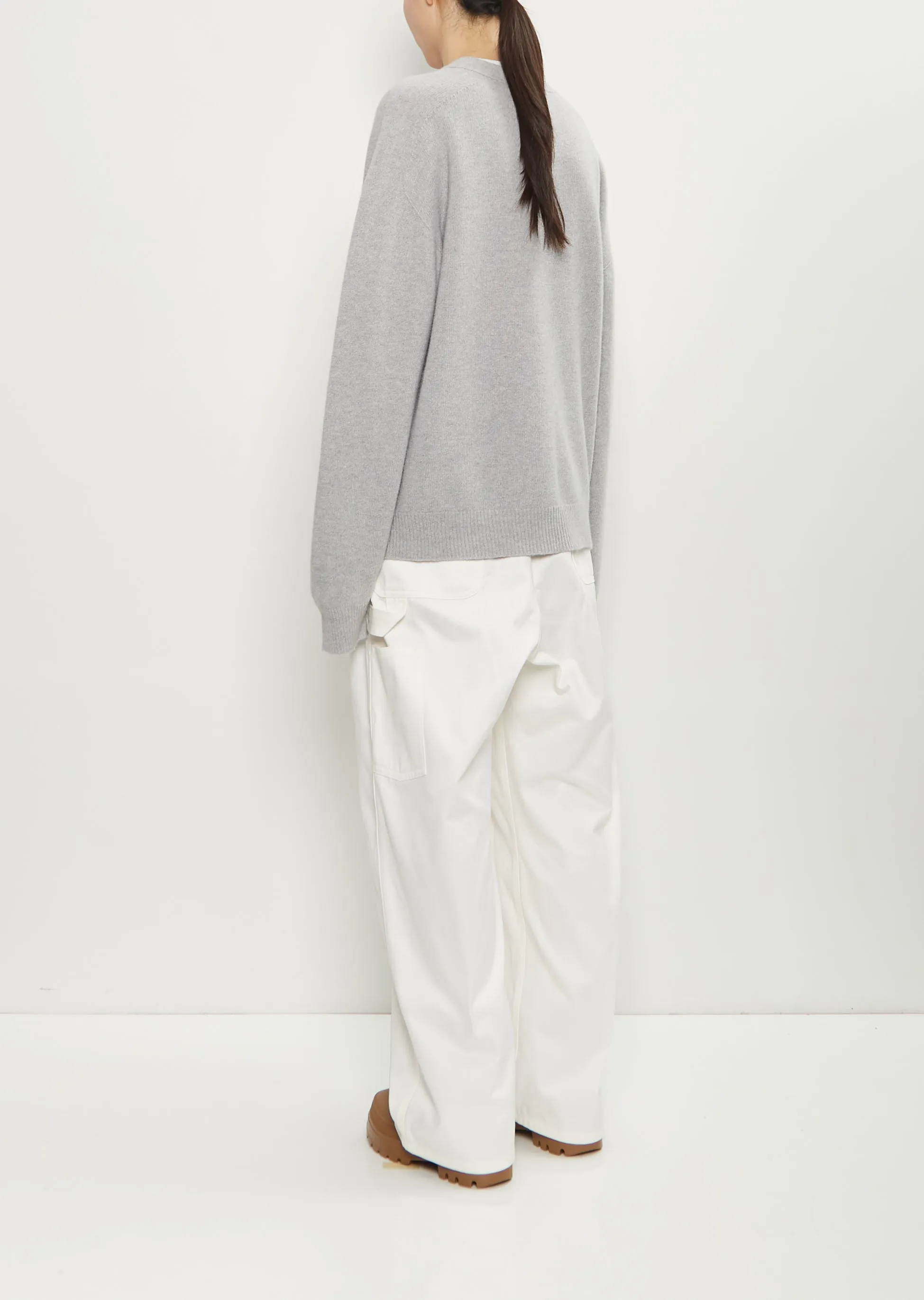 Mabuse Cardigan — Light Grey Melange sold by La Garconne product image thumbnail 3