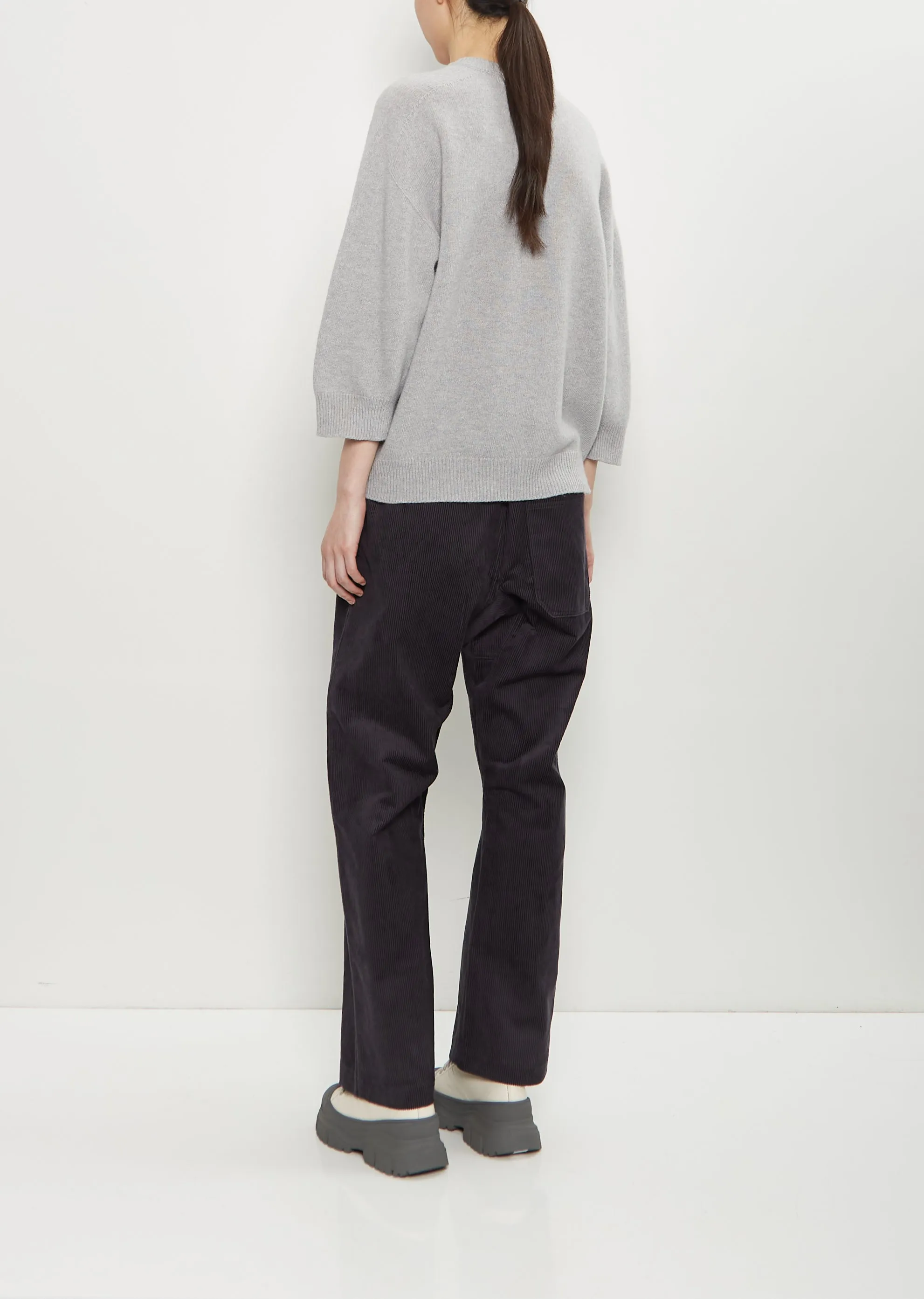 Mouse Wool Crewneck — Light Grey Melange sold by La Garconne product image thumbnail 3